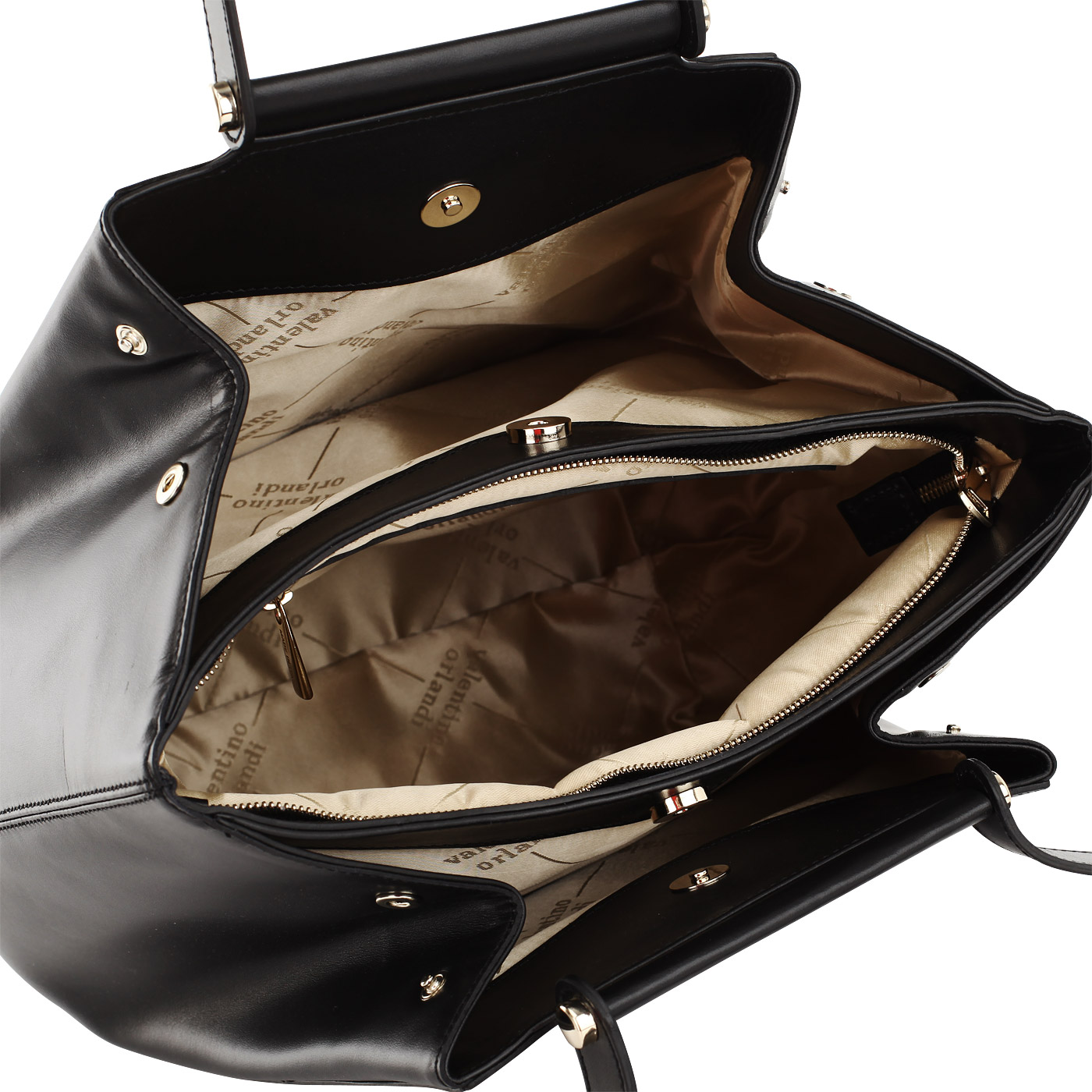 Сумка-тоут с тремя отделами Valentino Orlandi Viviana