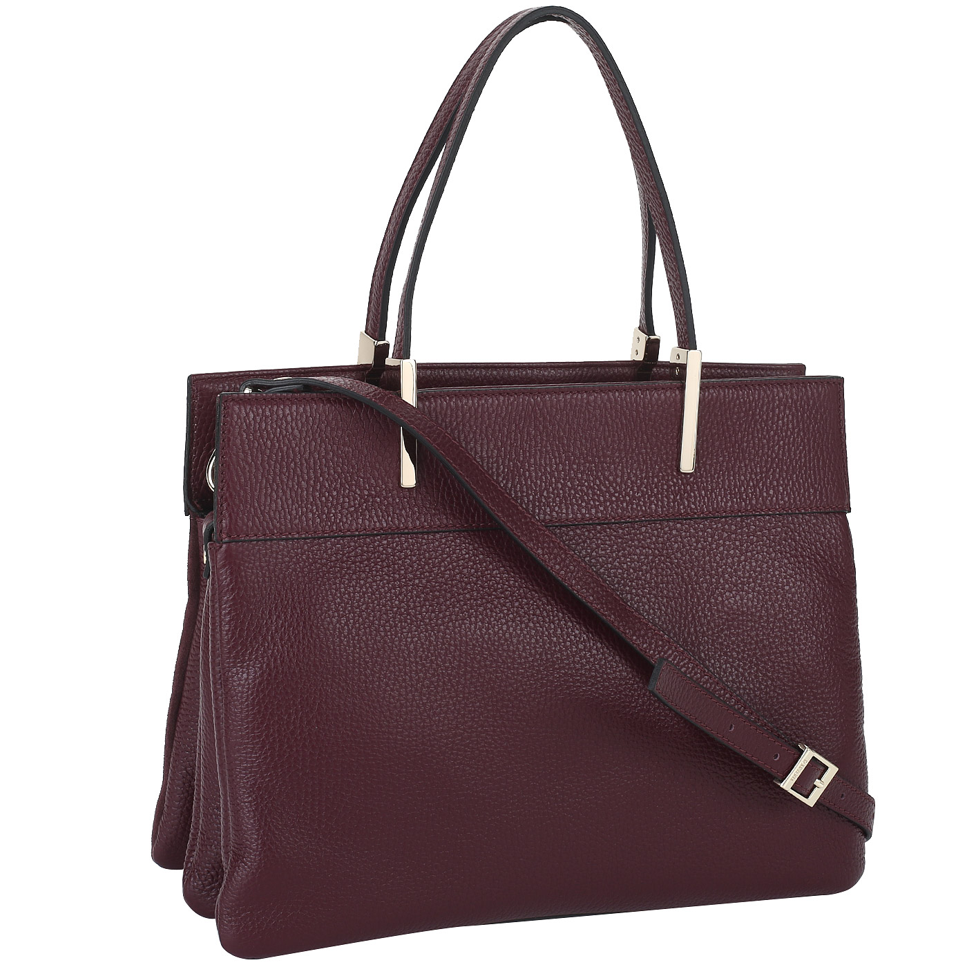 Сумка из кожи и замши Ripani Vanilla