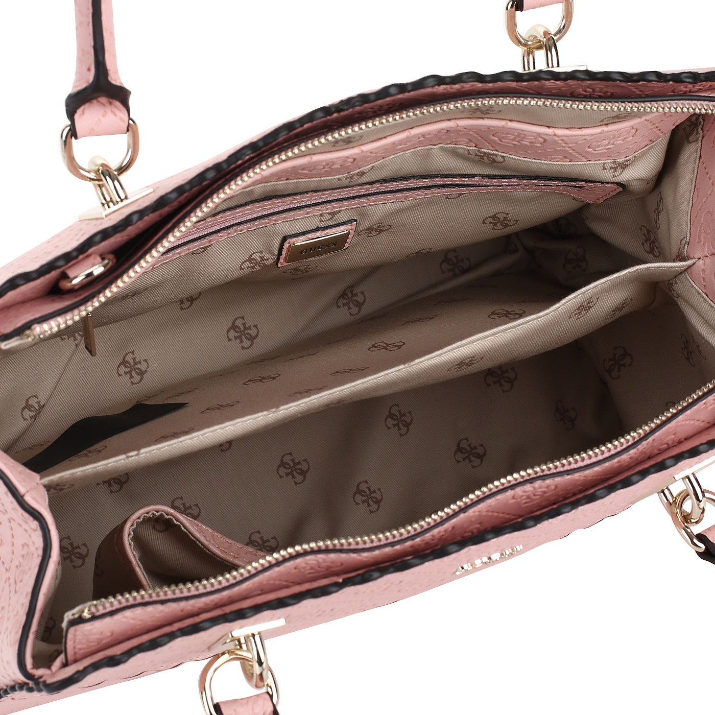 Женская сумка с фирменным тиснением Guess Rayna