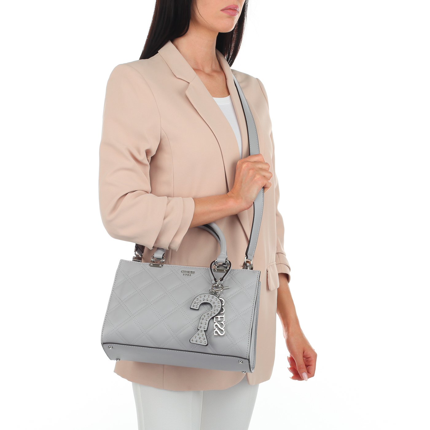 Стеганая сумка с двумя отделами Guess Guess Status