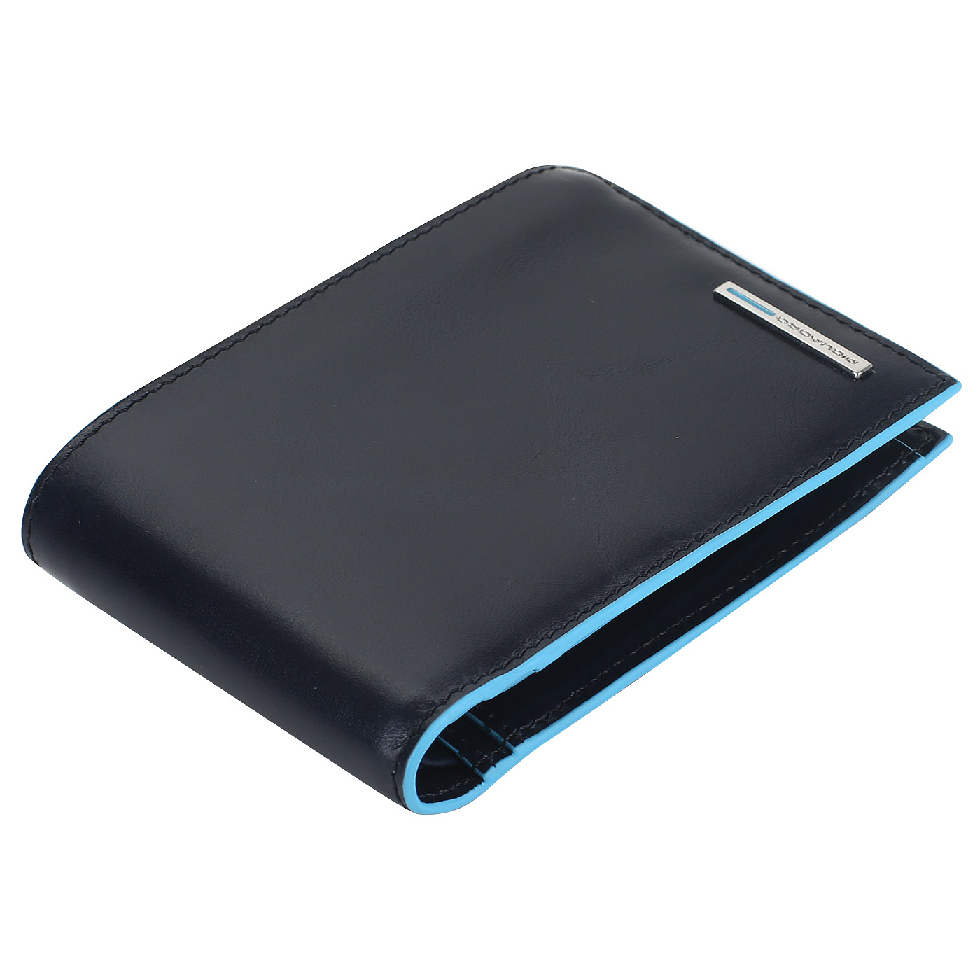 Портмоне из кожи Piquadro Blue square