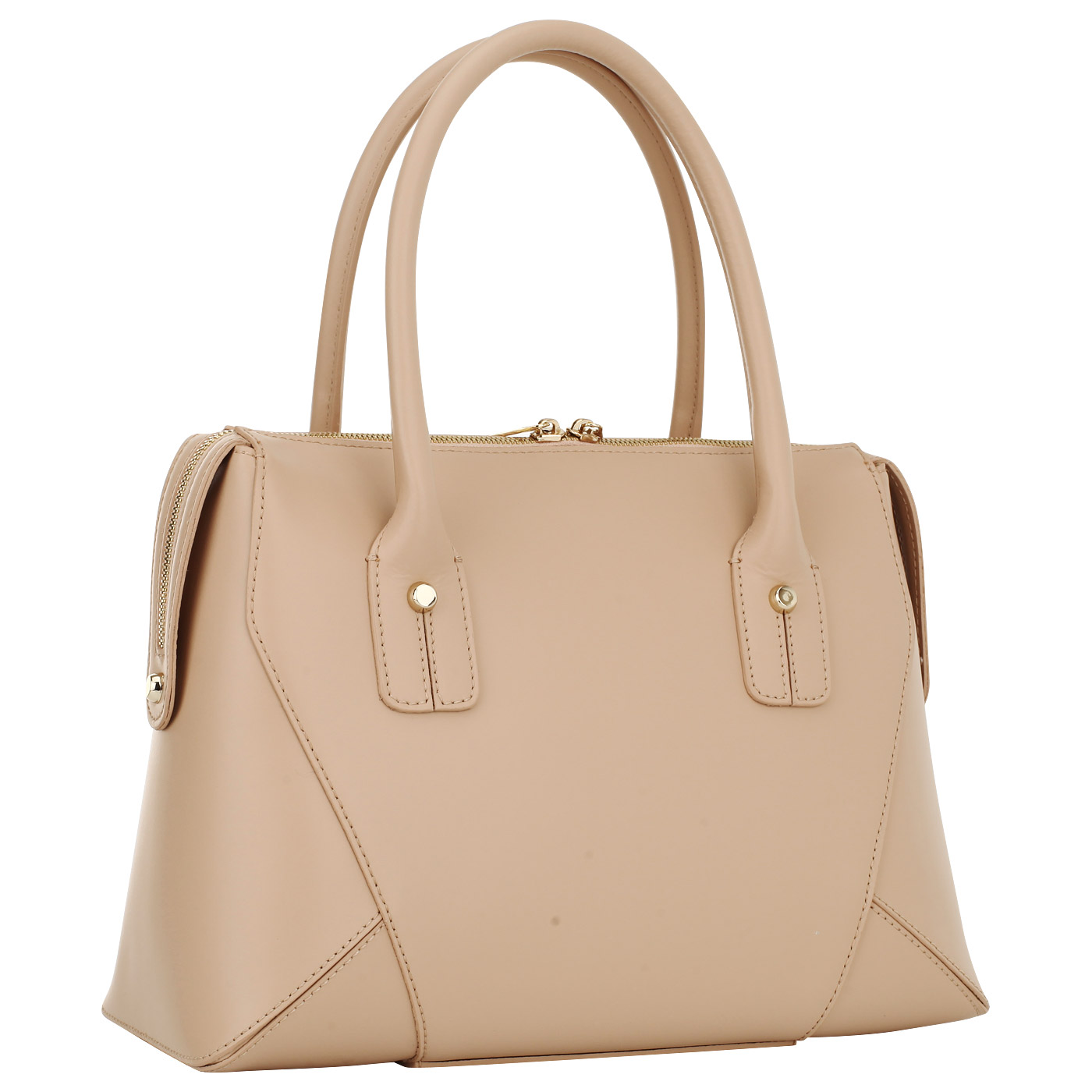 Кожаная сумка на двойной молнии Valentino Orlandi Adele