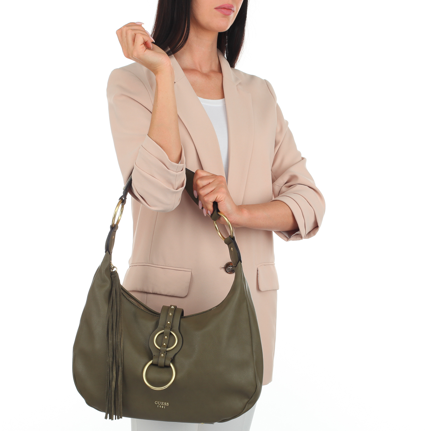 Мягкая сумка на молнии Guess Dixie