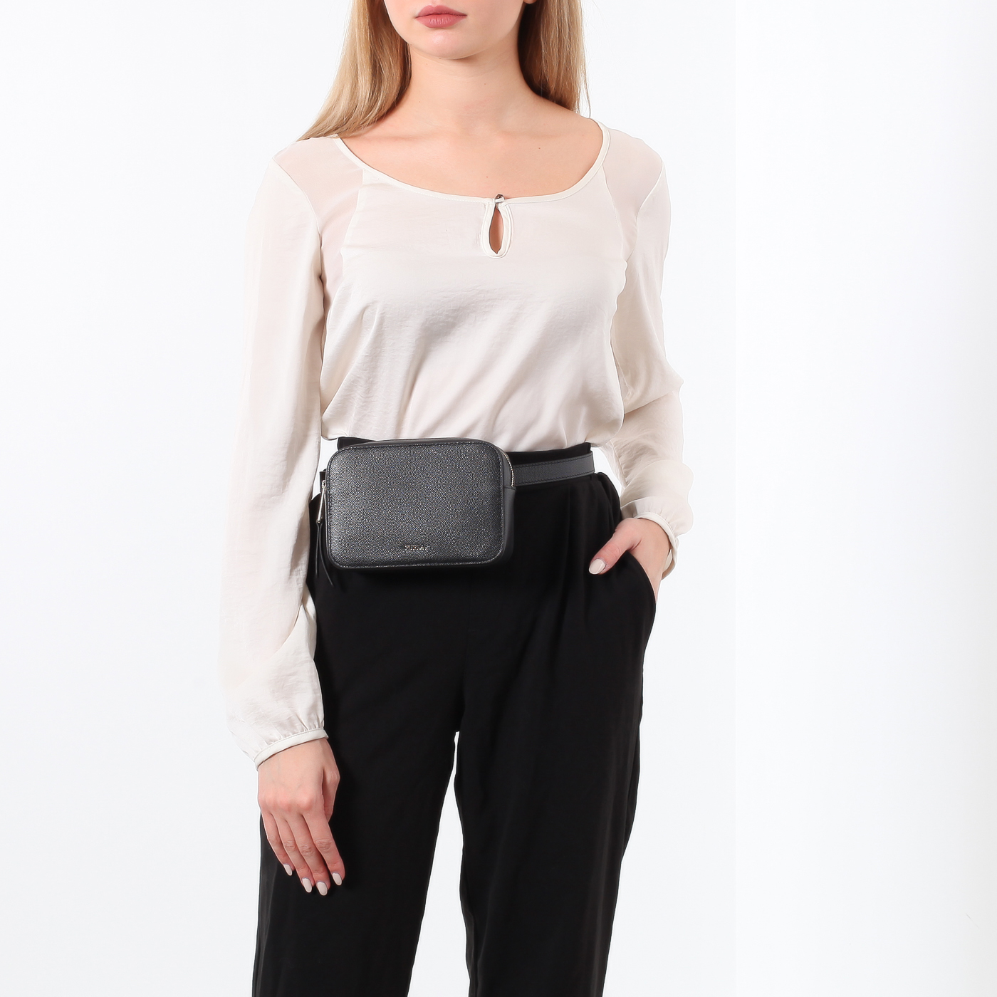 Тисненая сумка на пояс Furla Babylon