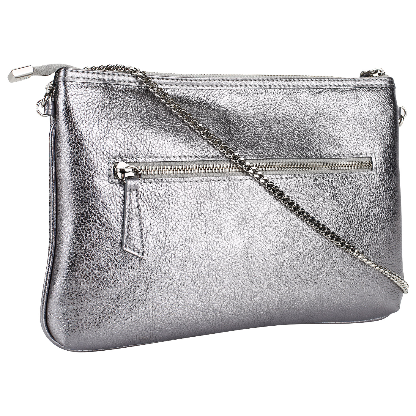 Женская сумочка из металлизированной кожи Marina Creazioni 