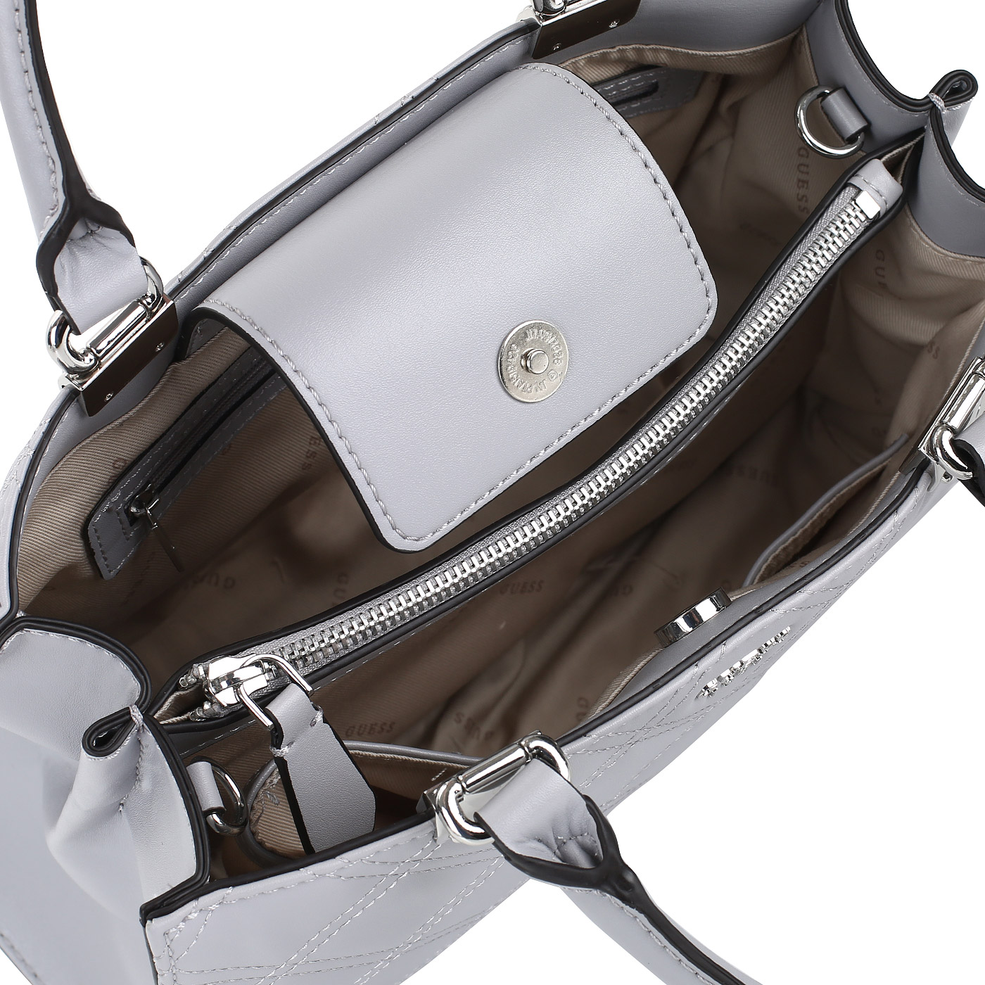 Стеганая сумка с двумя отделами Guess Guess Status