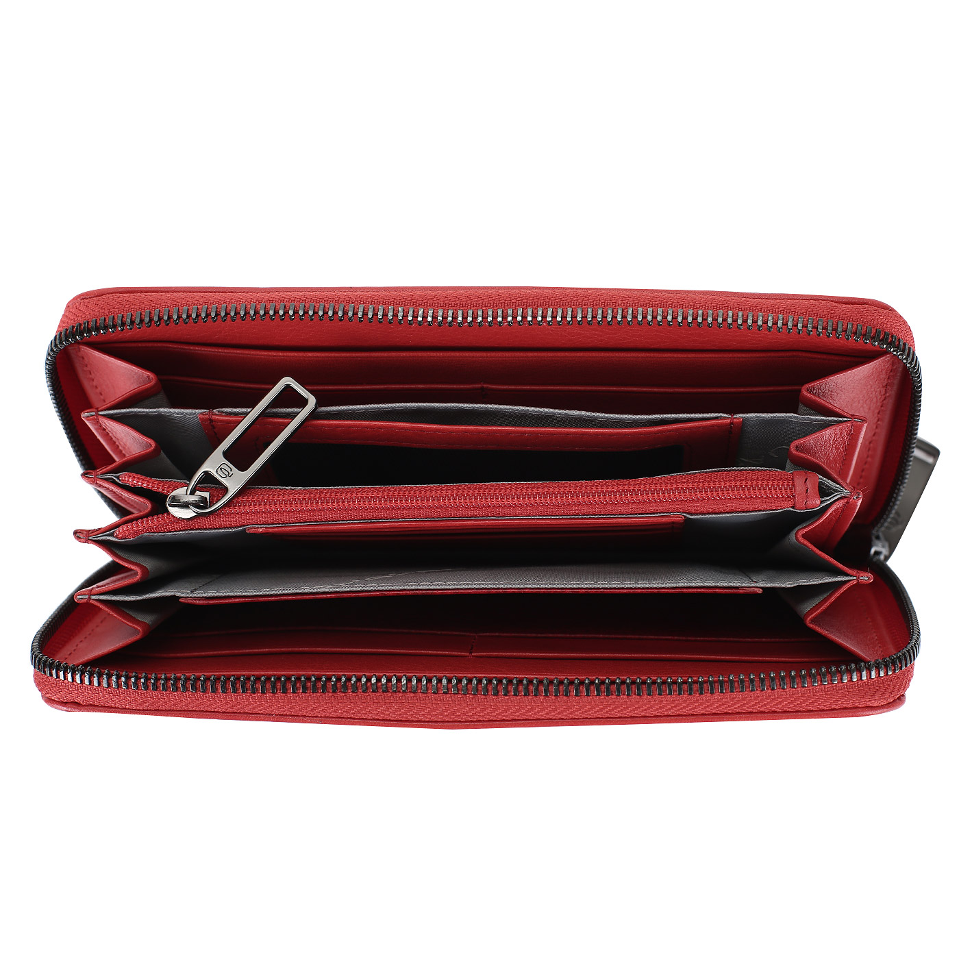 Портмоне на молнии из натуральной кожи Piquadro Pan