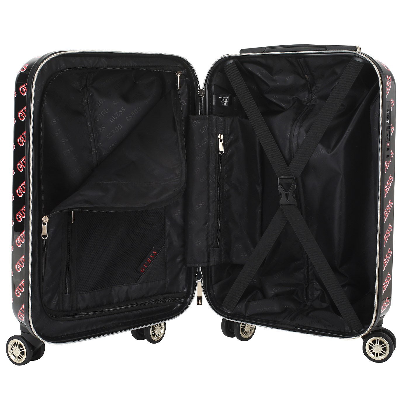 Чемодан для ручной клади из ABS-пластика с кодовым замком Guess Haidee