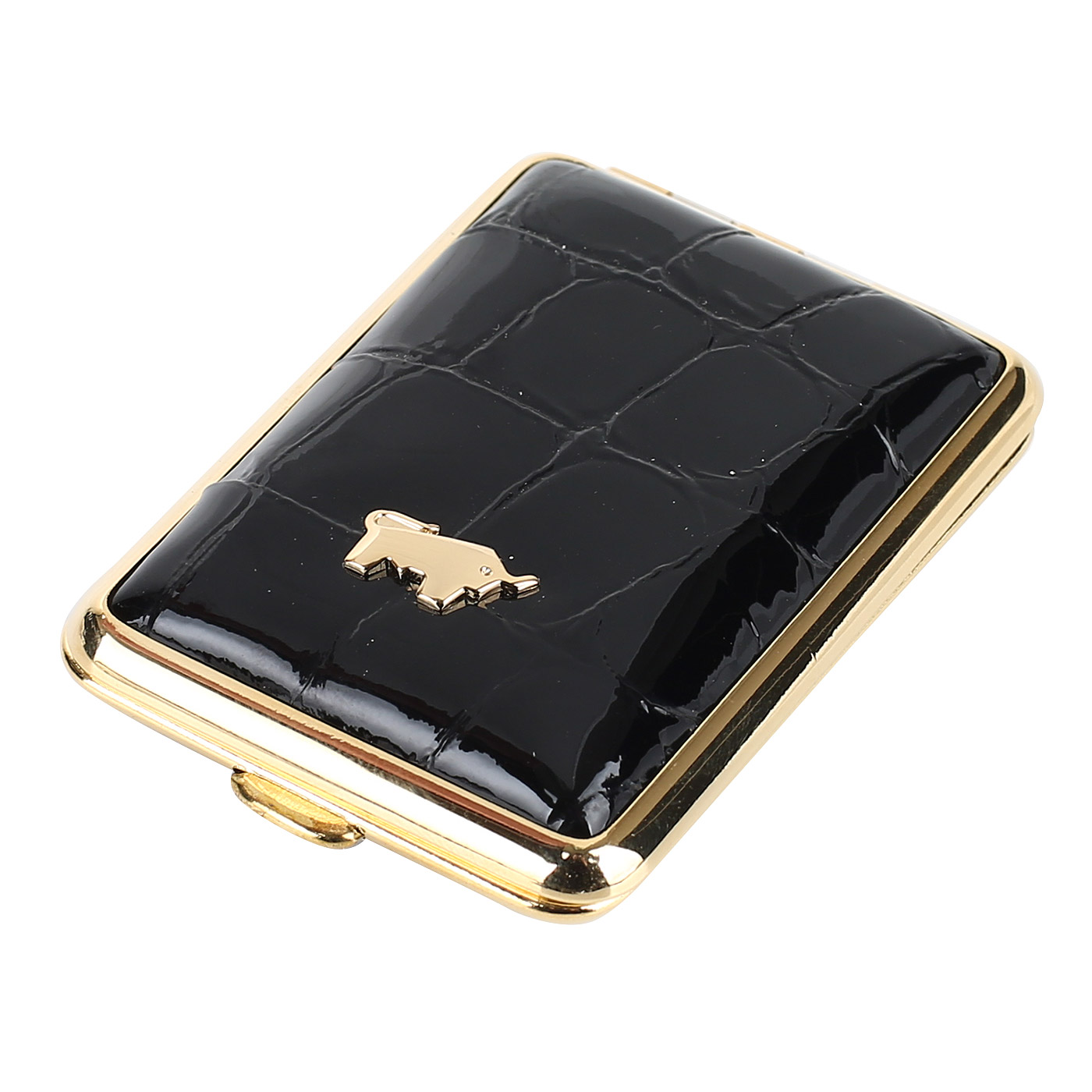 Таблетница с отделкой под крокодиловую кожу Braun Buffel Glanzcroko