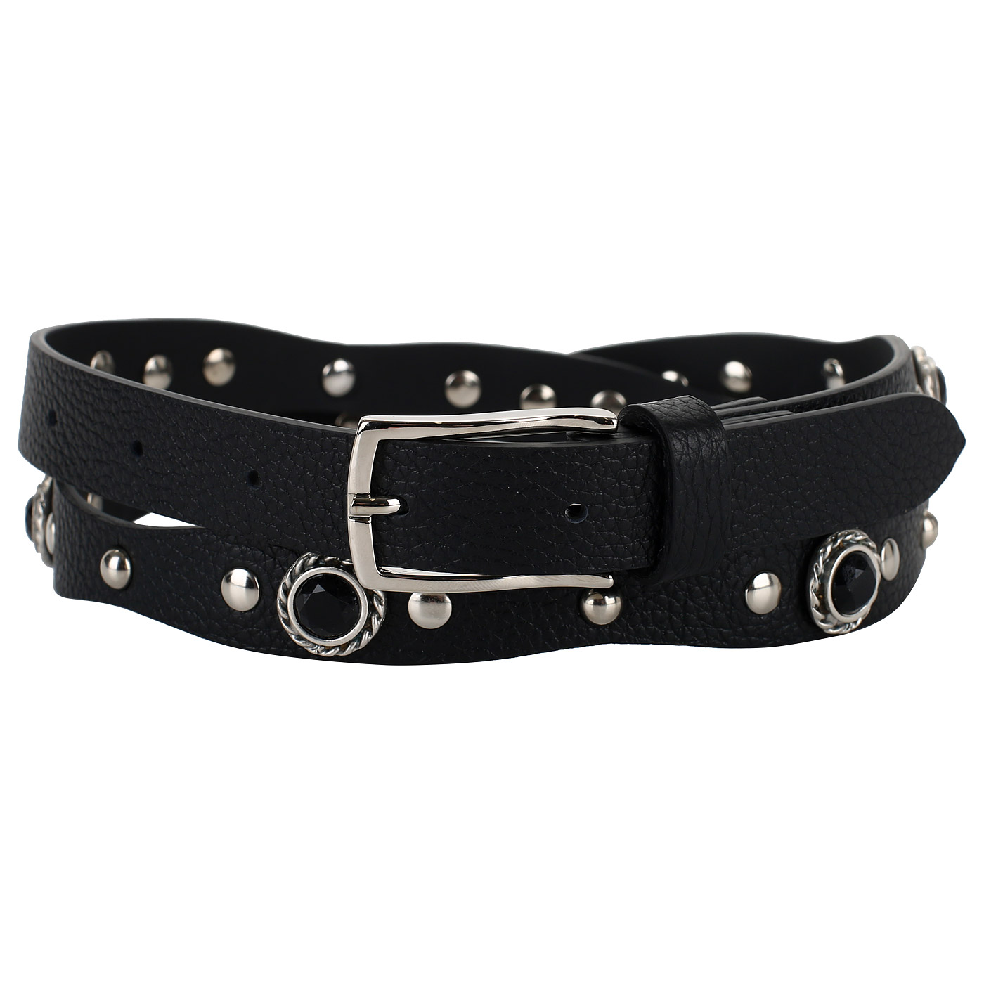 Marina Creazioni Декорированный кожаный ремень