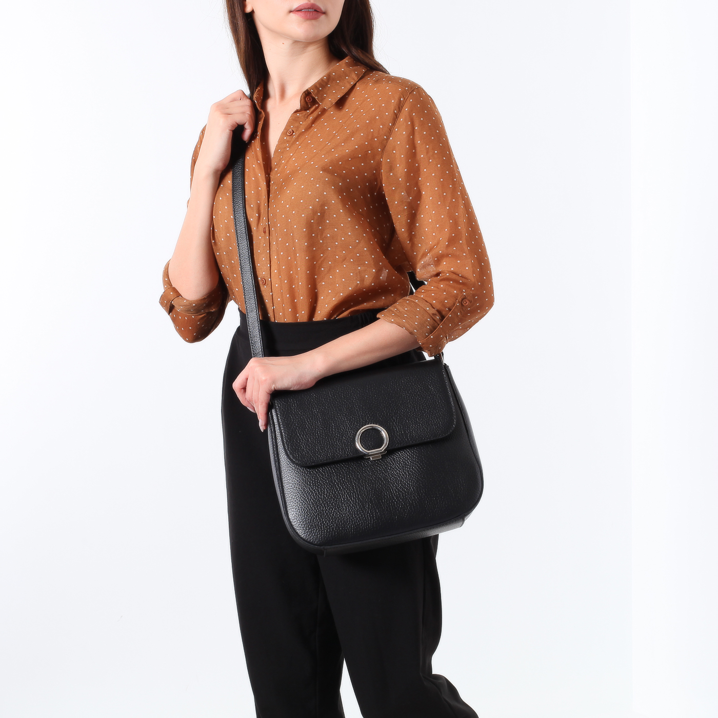 Сумка из зернистой кожи Chatte 