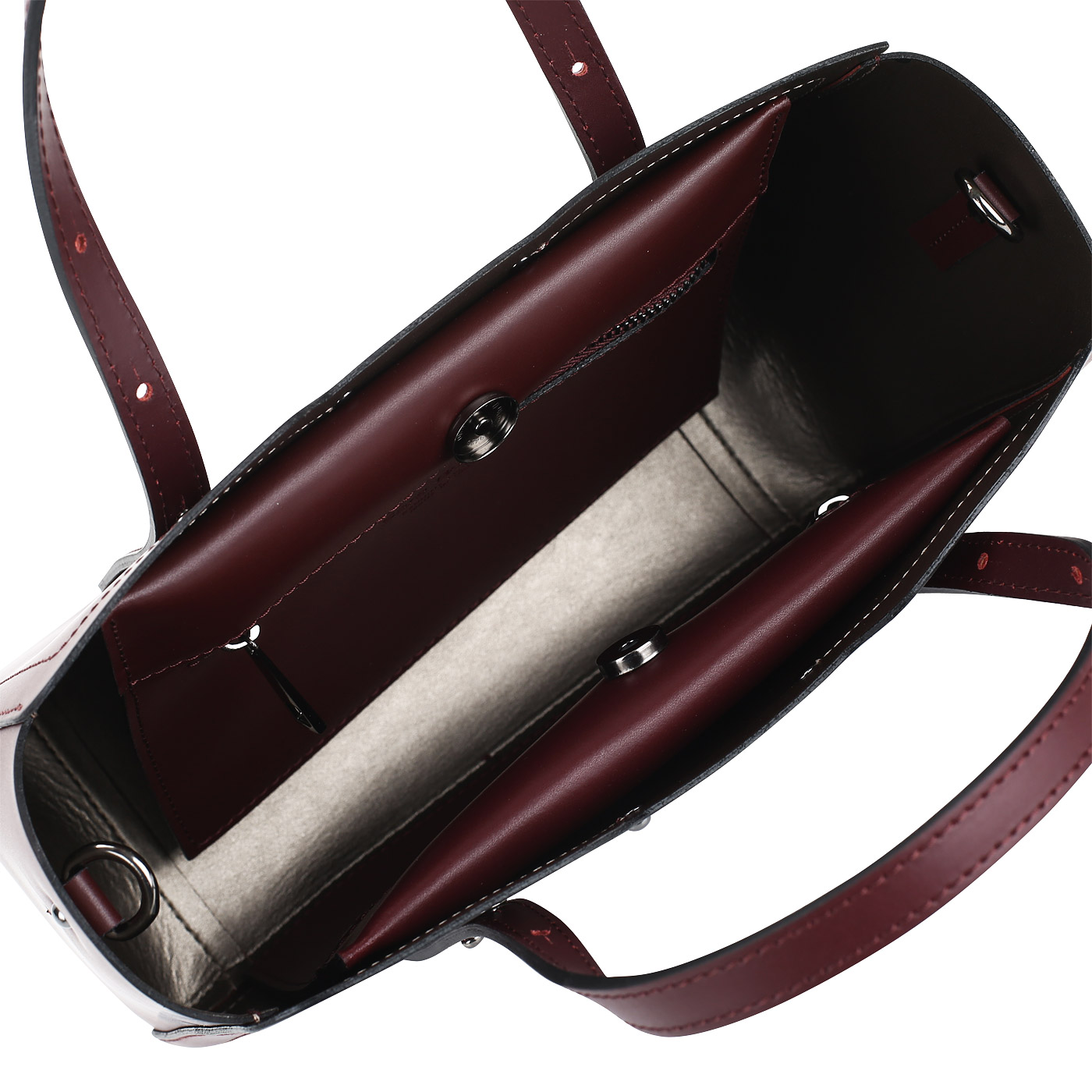 Кожаная сумка на кнопке Sara Burglar Diva