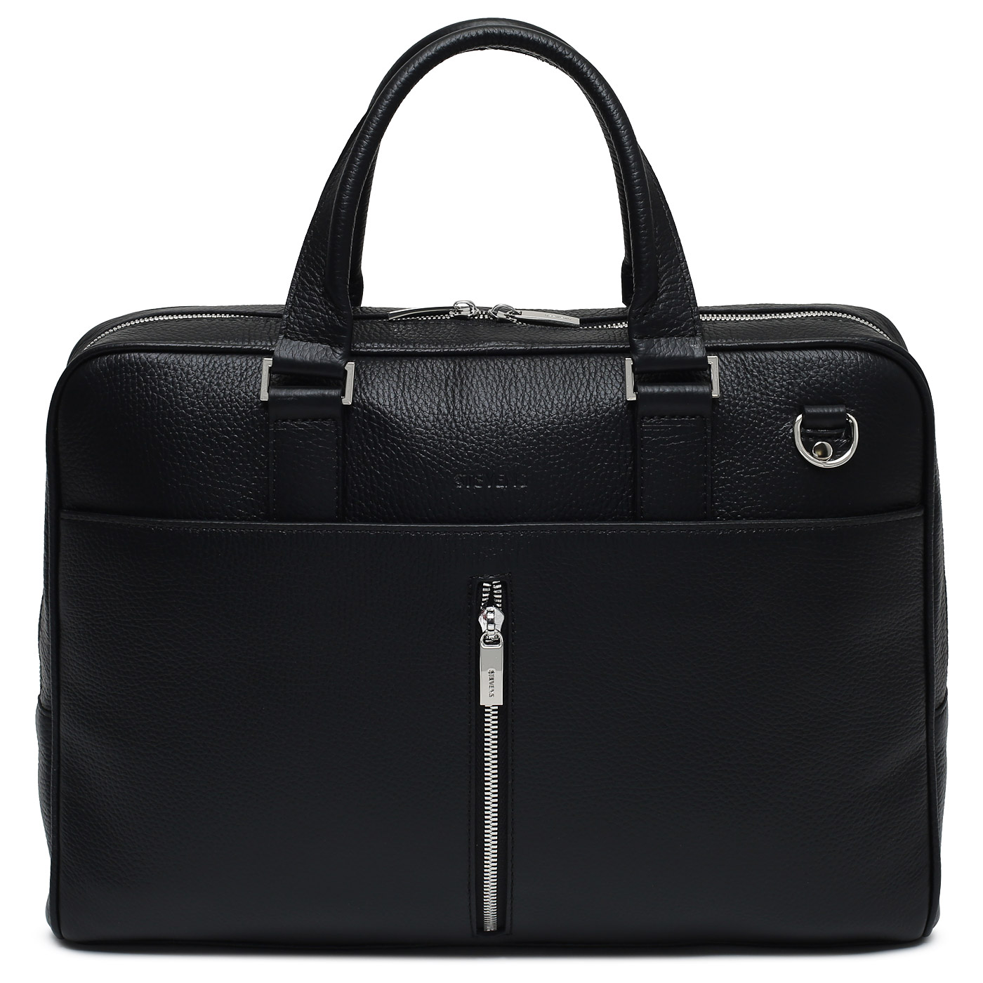 Stevens Мужская кожаная сумка с отделением для ноутбука