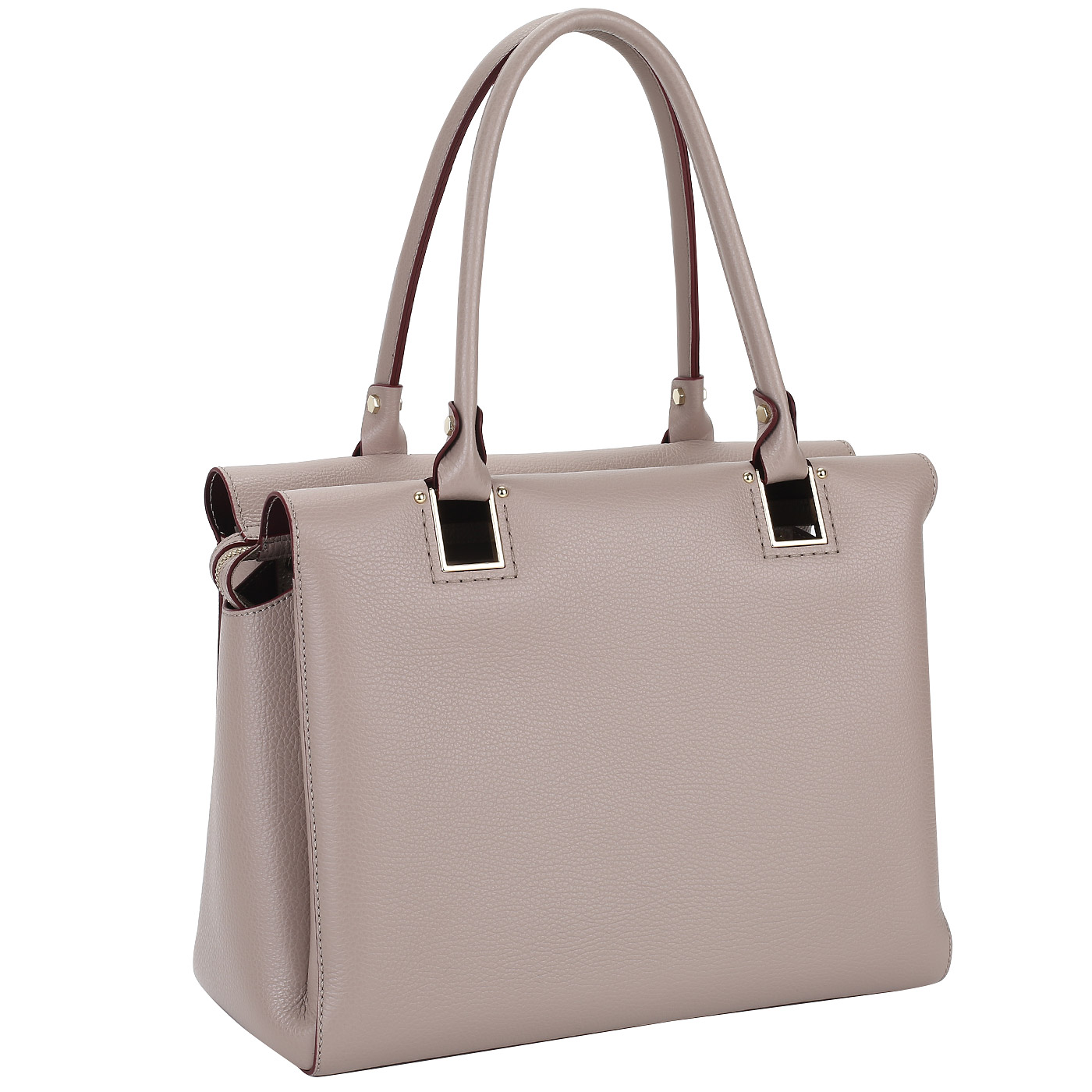 Кожаная сумка на двойной молнии Gironacci 