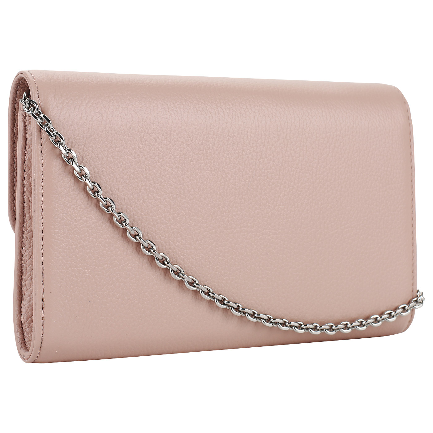 Клатч из розовой кожи Coccinelle Espiegle