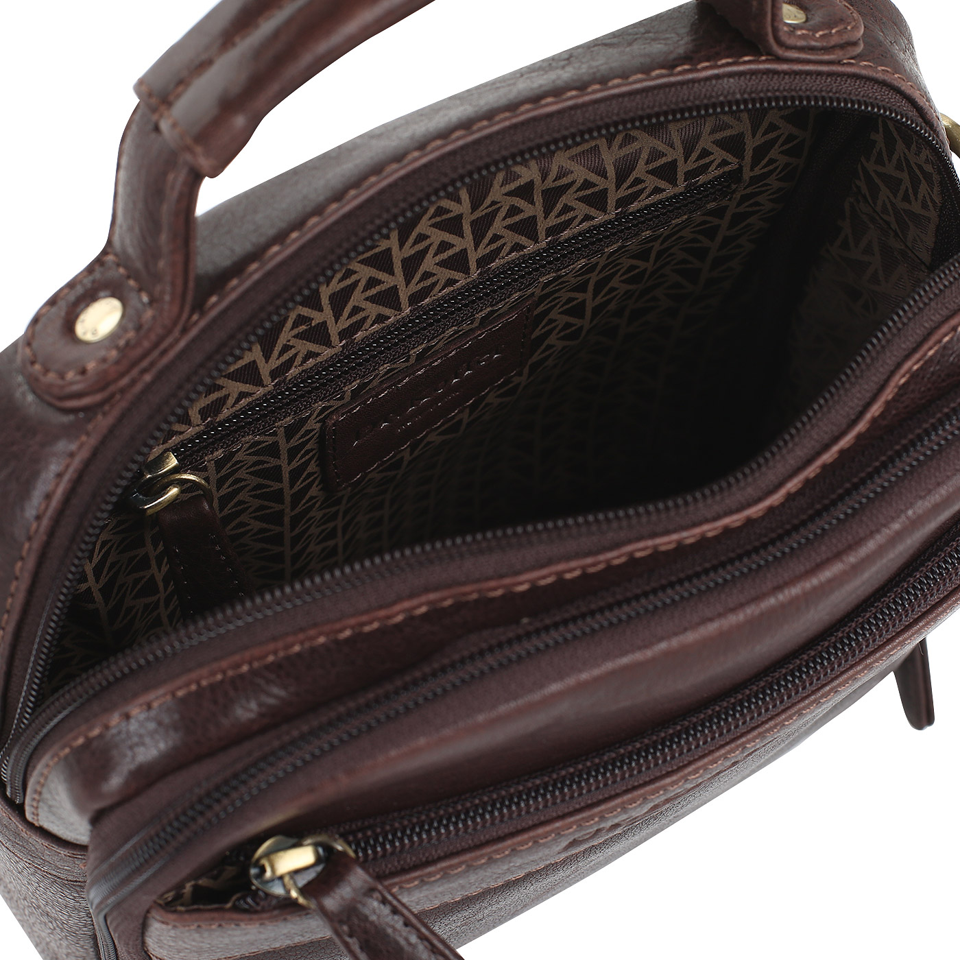 Компактная кожаная сумка Dr. Koffer 