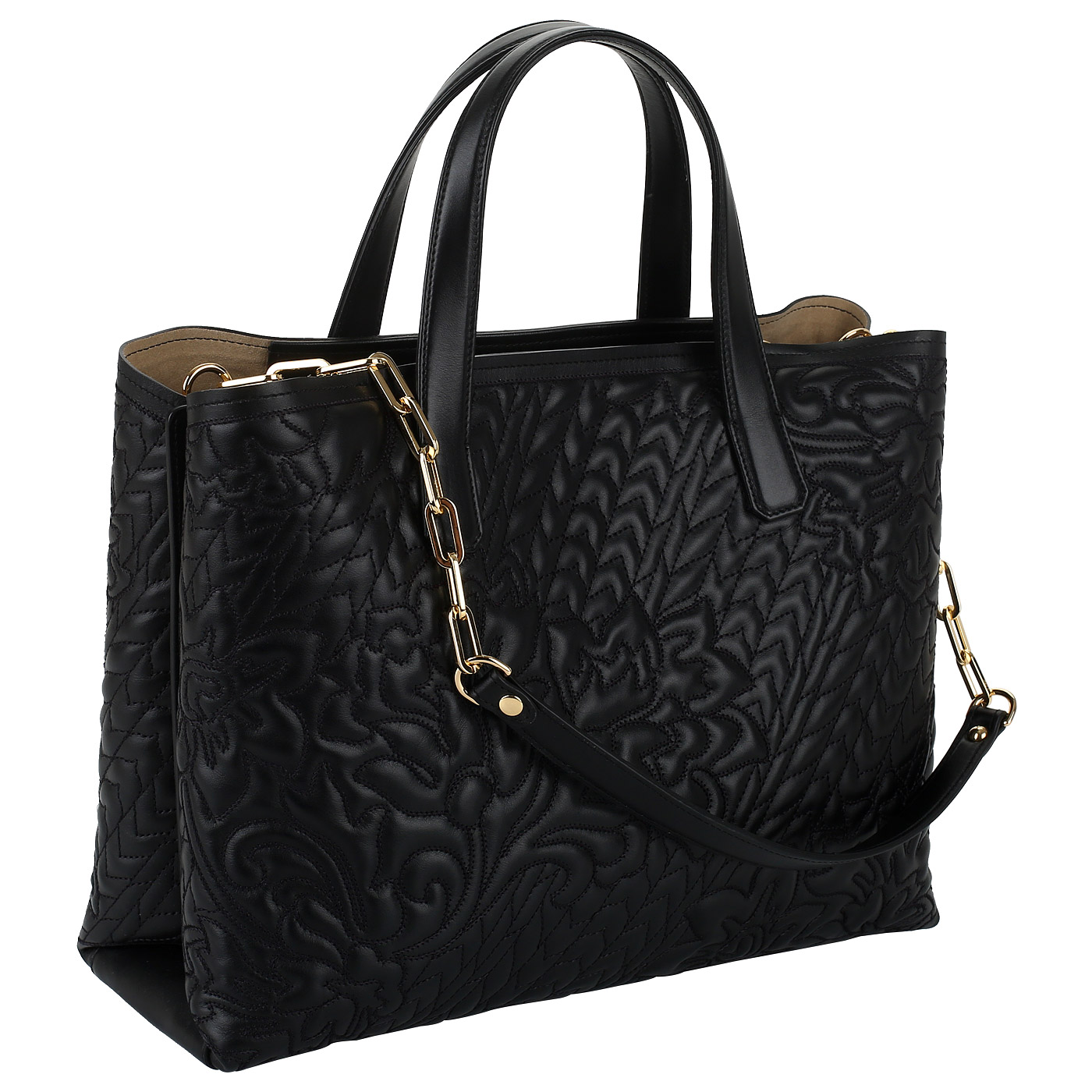 Сумка из стеганой кожи Valentino Orlandi Rachele