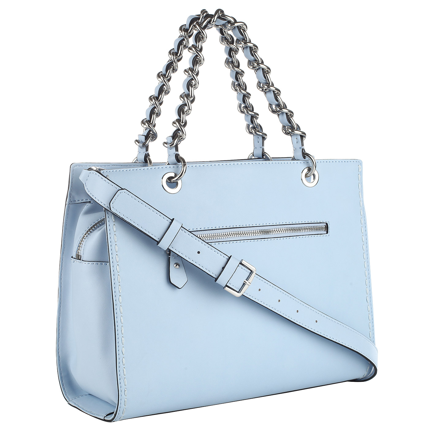 Женская сумка с декоративными ручками Guess Sawyer