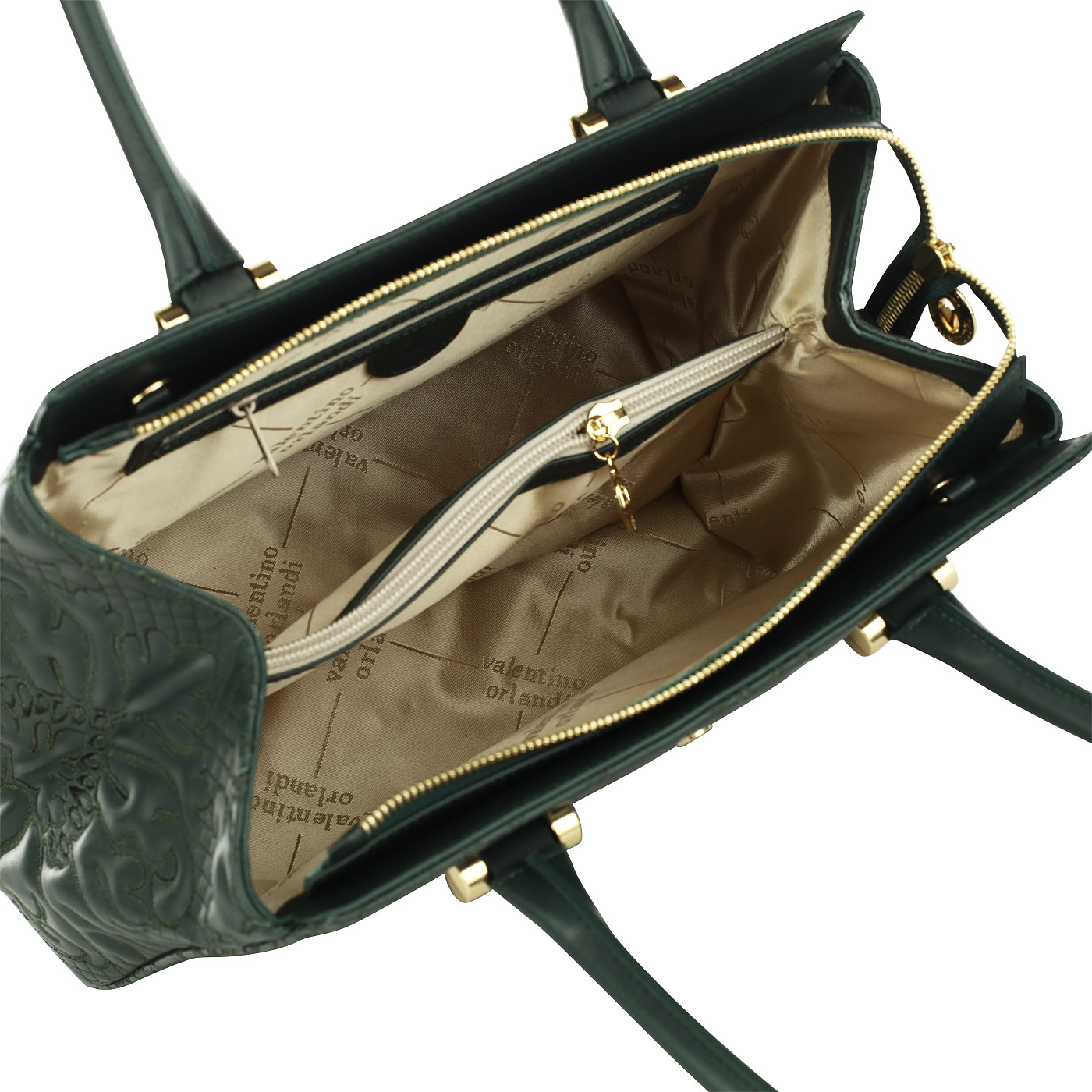 Сумка-тоут с вышивкой Valentino Orlandi Soraya