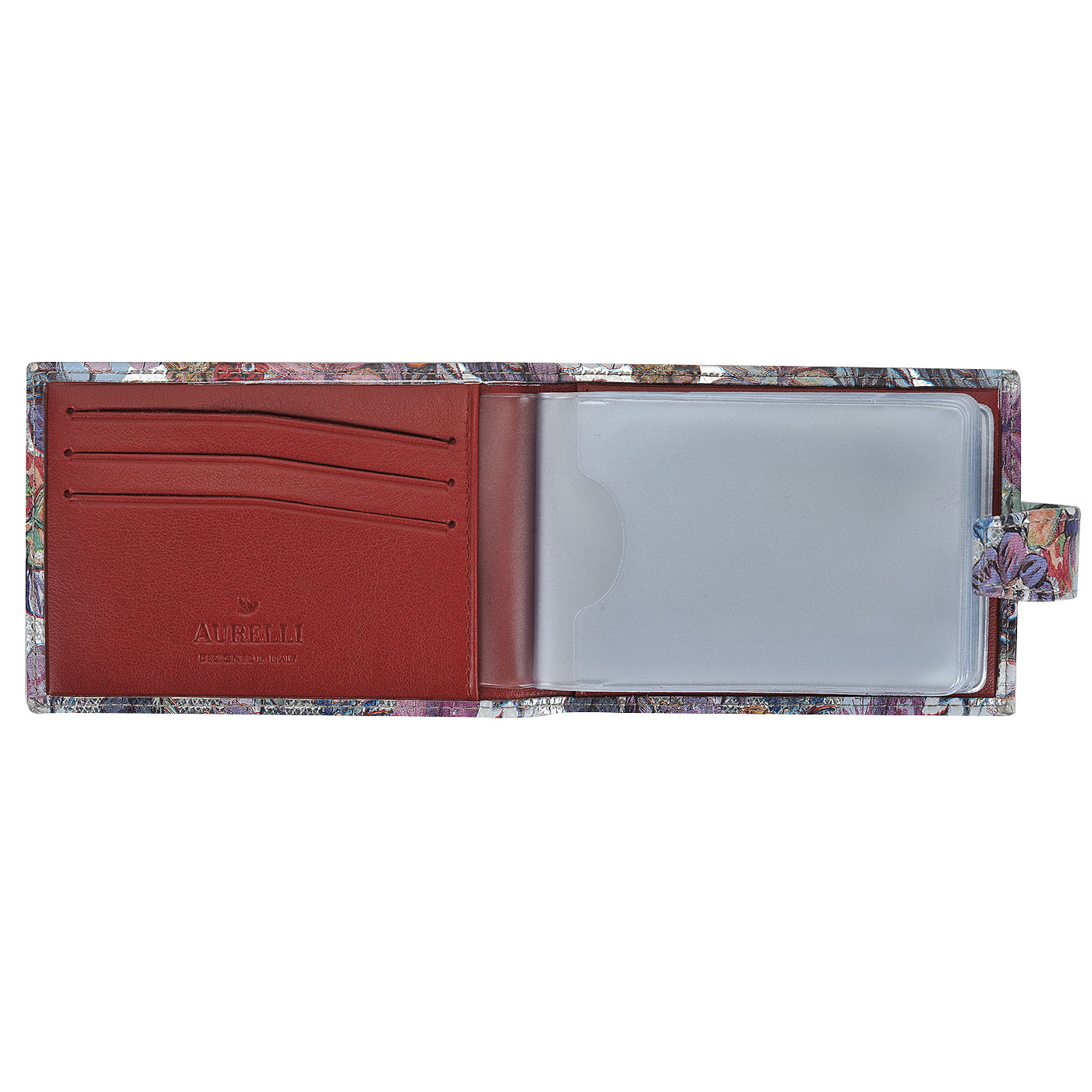 Кожаная визитница Aurelli Luna fiore
