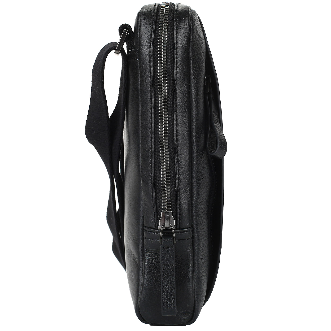 Мужская сумка-планшет из черной кожи Piquadro Pan