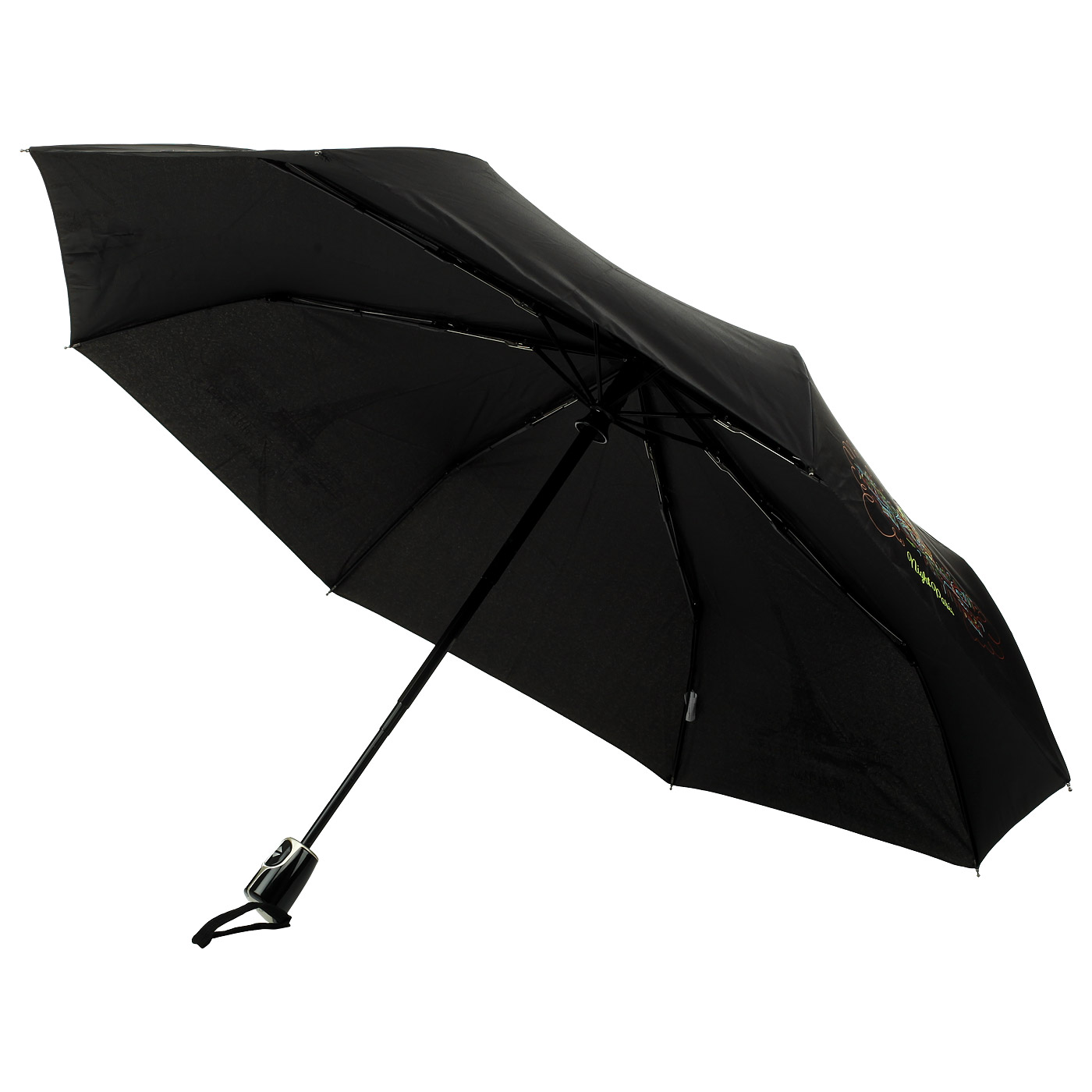 Черный автоматический зонт Doppler Night Pari