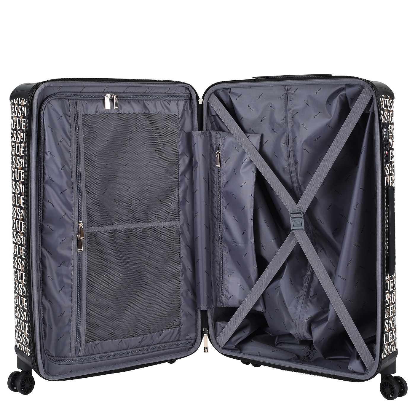 Чемодан большой L из полиурeтана Guess Stark