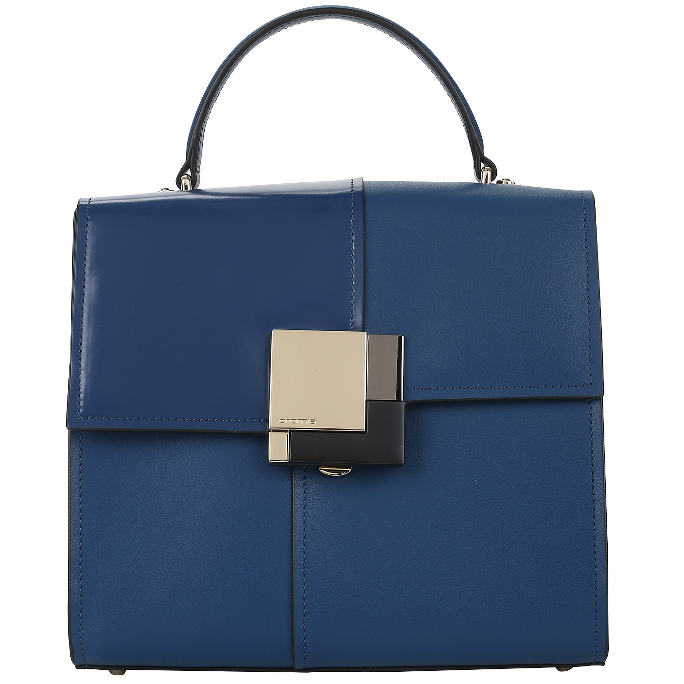 Cromia Синяя кожаная сумочка