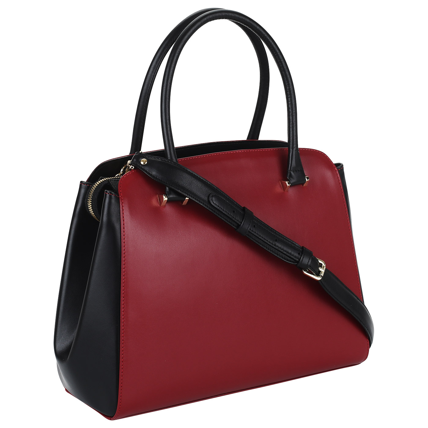 Классическая сумка из кожи Valentino Orlandi Elodie