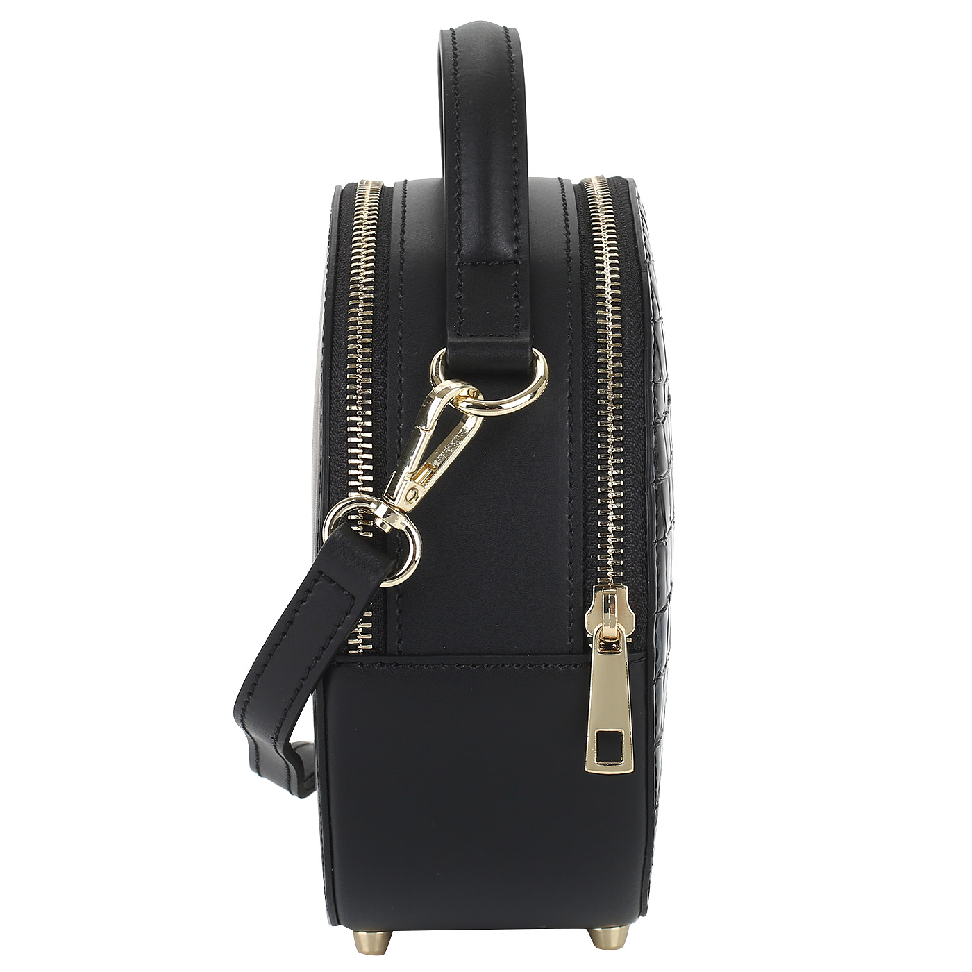 Сумка с крокодиловой отделкой Gilda Tonelli Saratoga