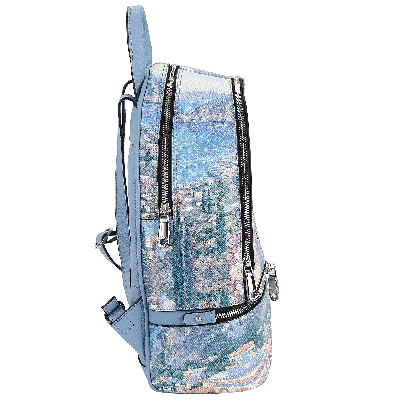 Сафьяновый рюкзак с принтом Chatte 