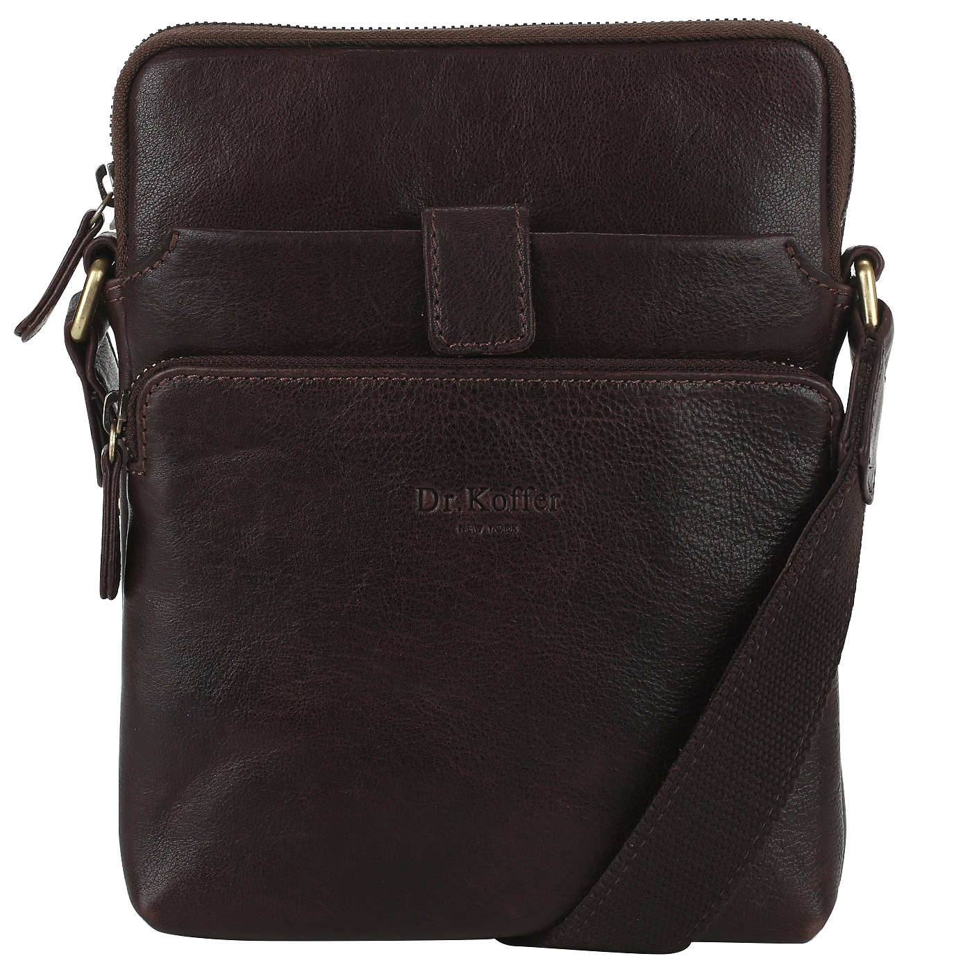 Dr. Koffer Кожаная сумка на молнии