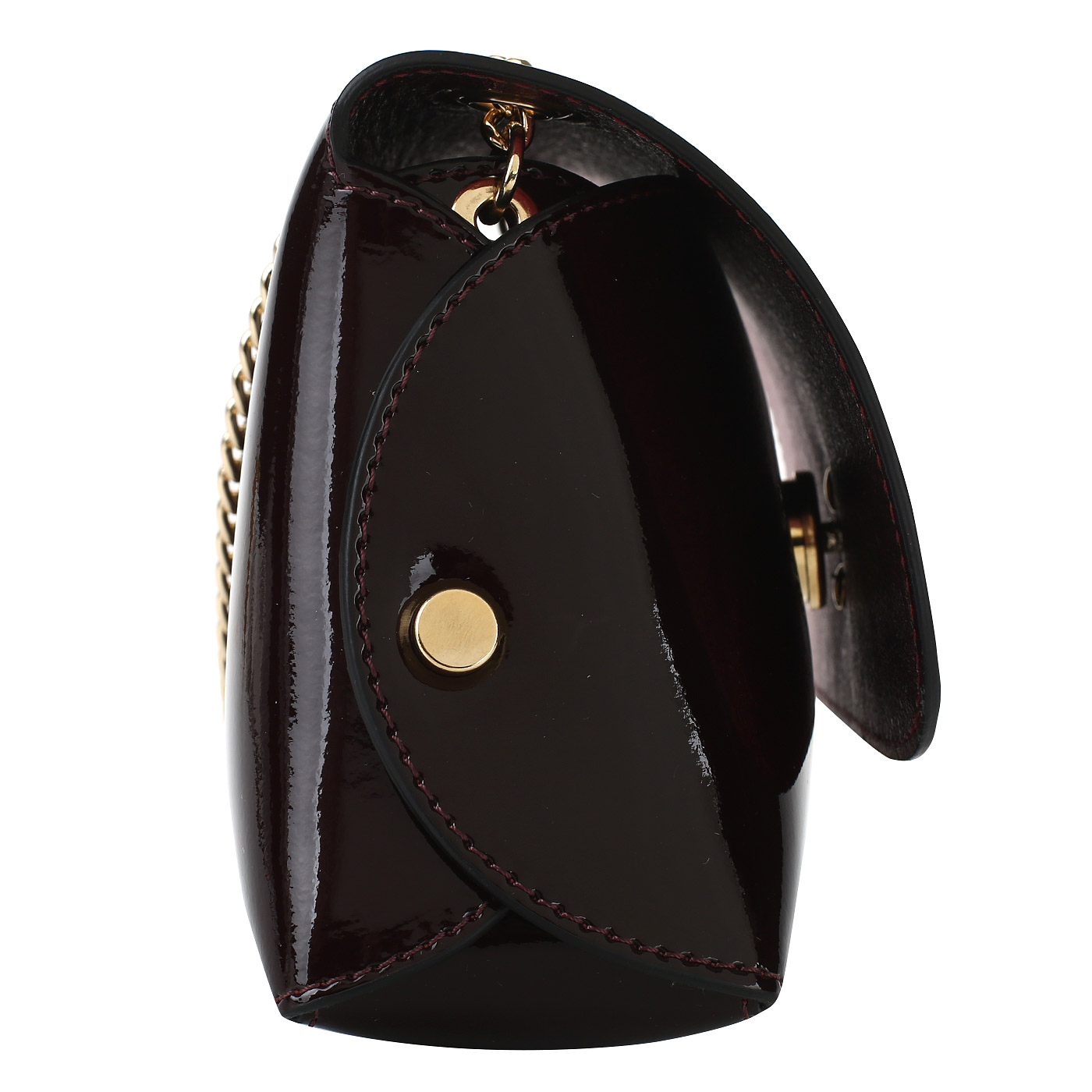 Кожаная лаковая сумочка Gilda Tonelli Pad