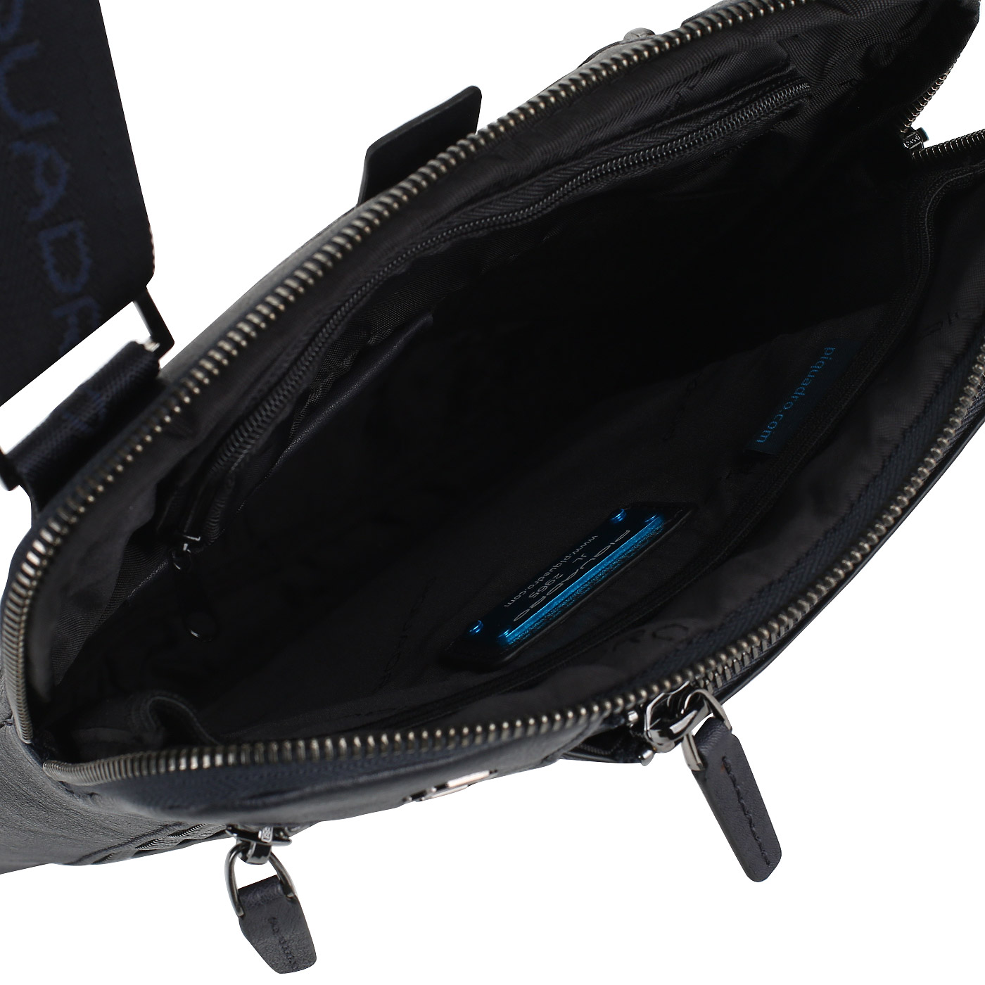 Сумка-планшет из кожи Piquadro Black square