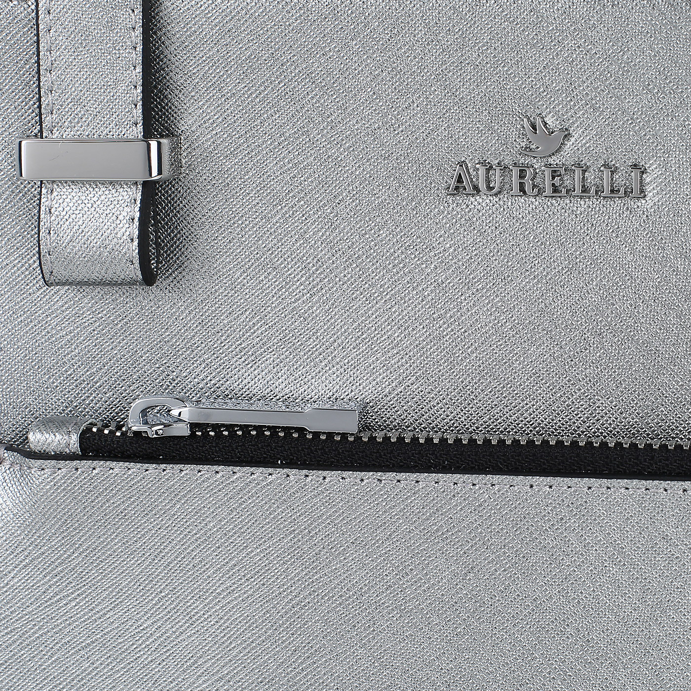 Женская сумка с тремя отделами Aurelli Saffiano