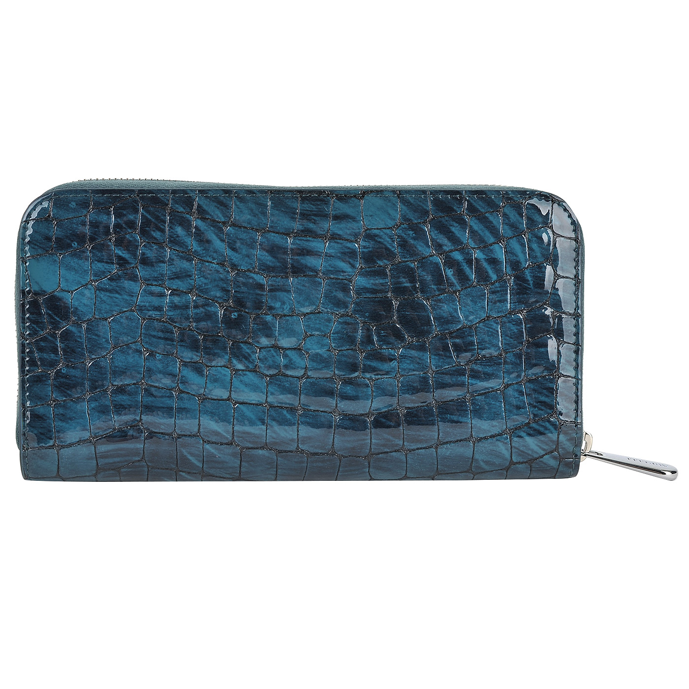 Женское лаковое портмоне с отделкой под крокодиловую кожу Aurelli Divine