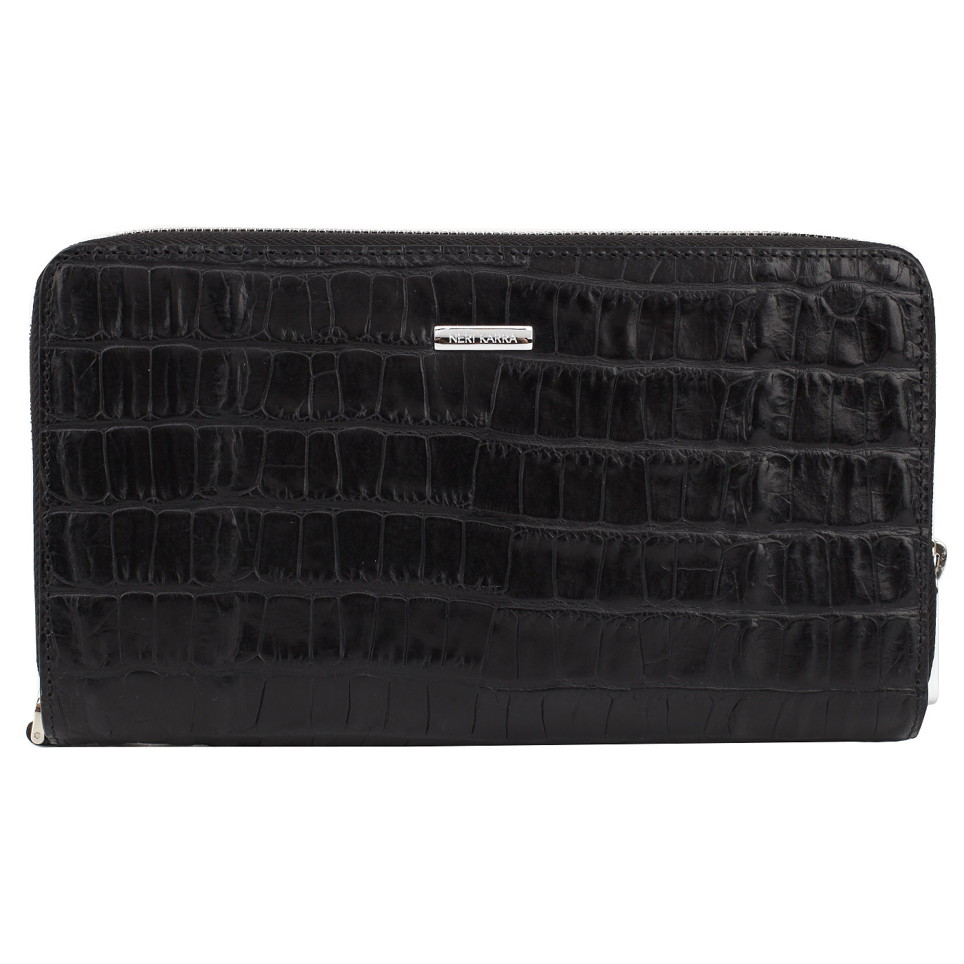 Neri Karra Черная кожаная барсетка