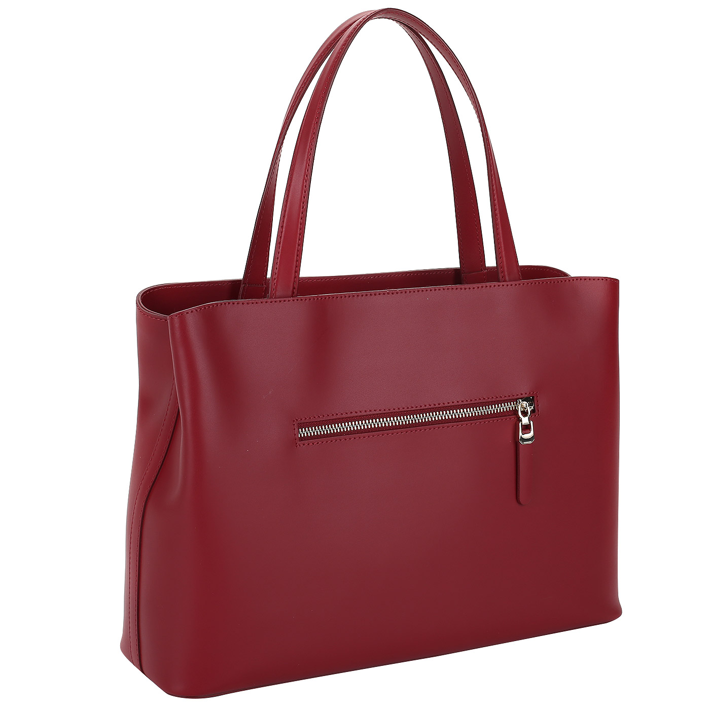 Женская сумка из красной кожи Aurelli 