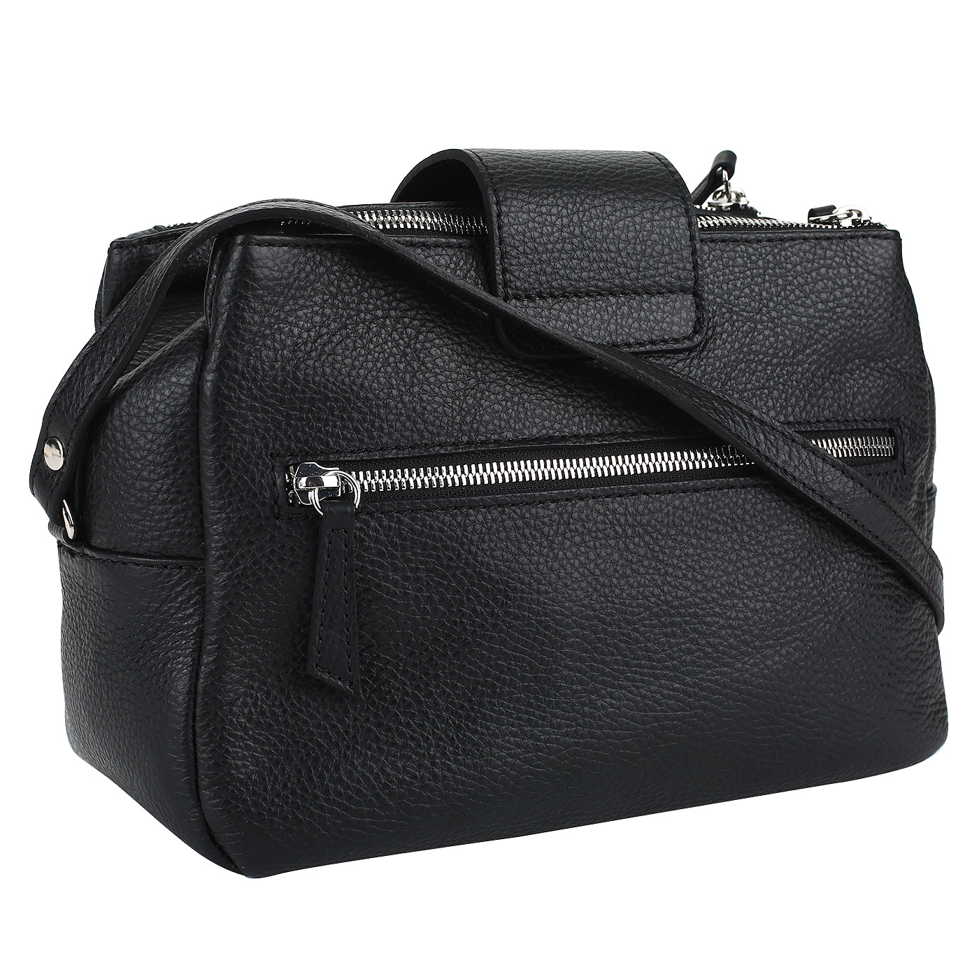 Кожаная сумка с тремя отделениями Marina Creazioni 