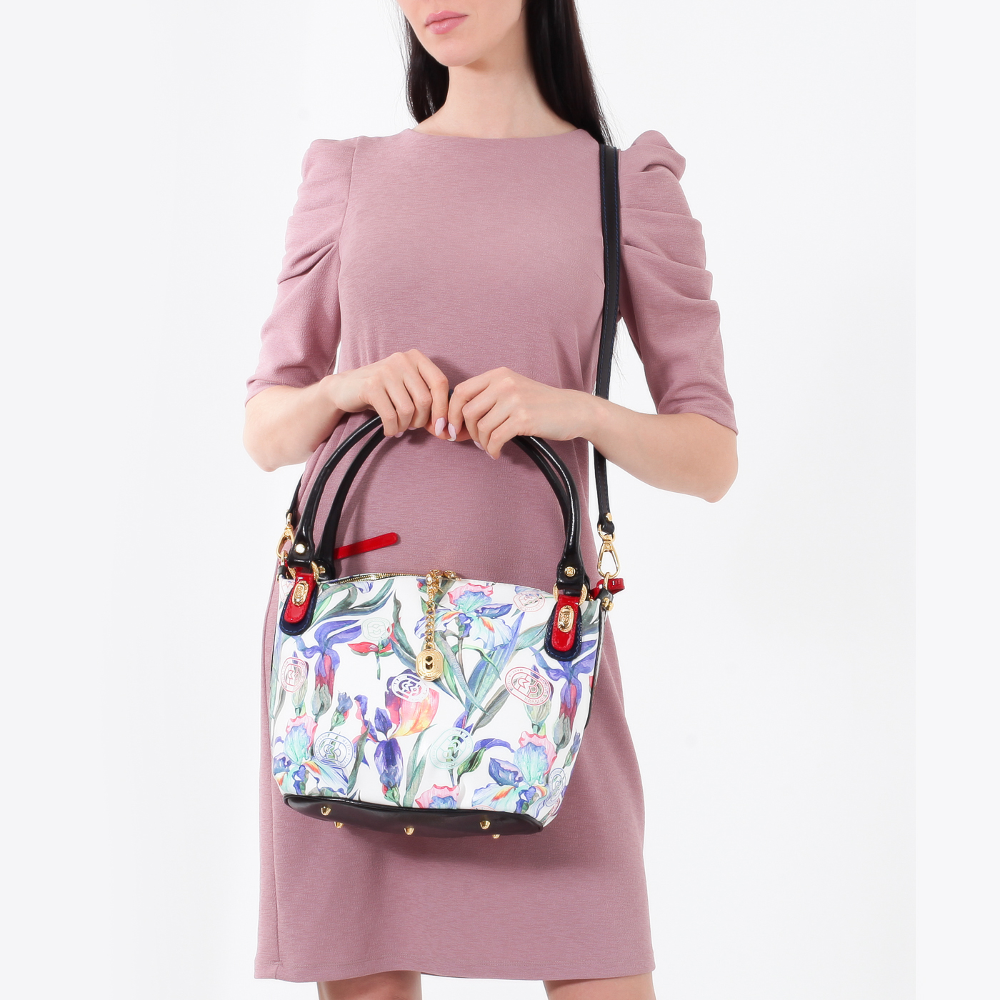 Сумка с цветочным принтом Marino Orlandi 