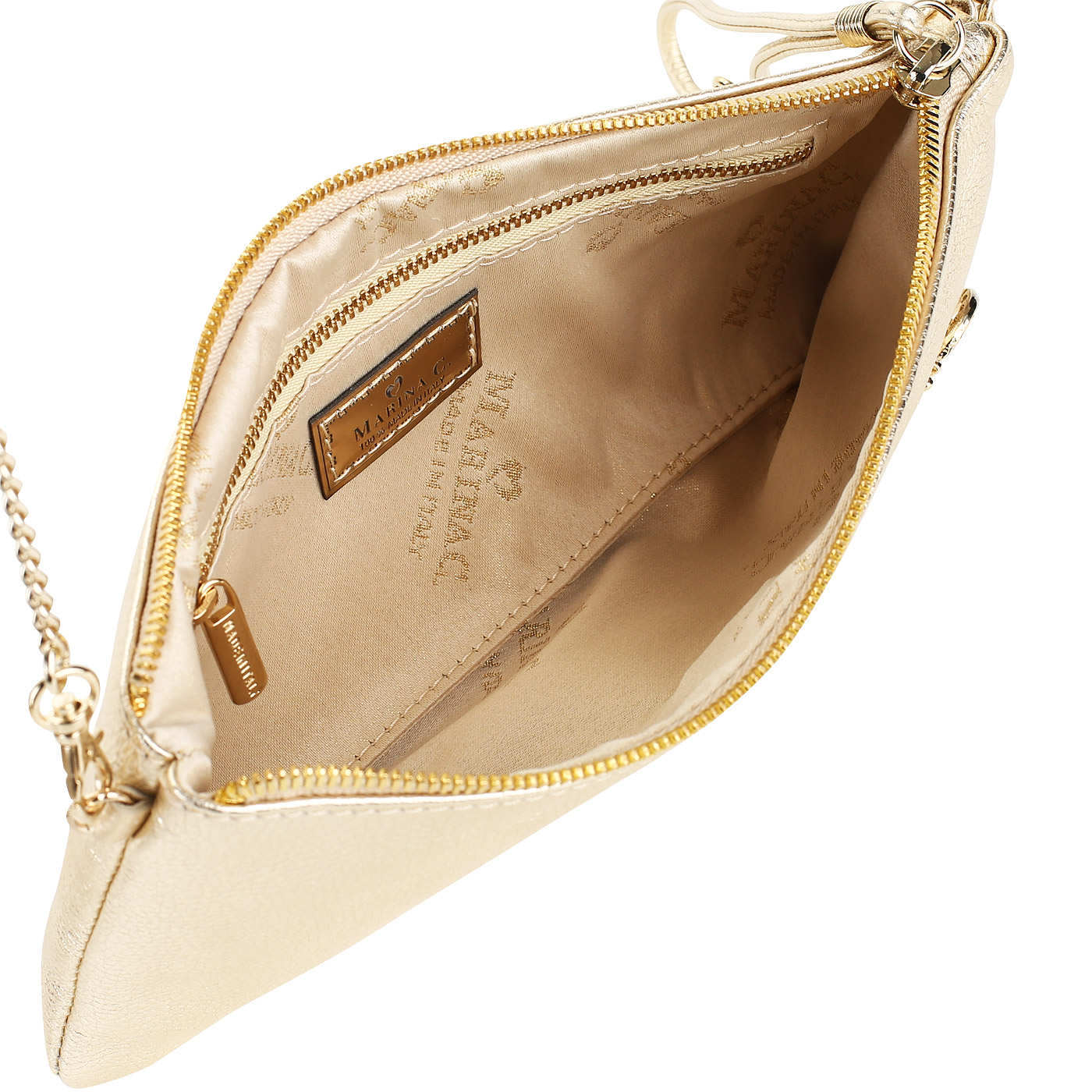 Женский клатч из натуральной кожи Marina Creazioni 