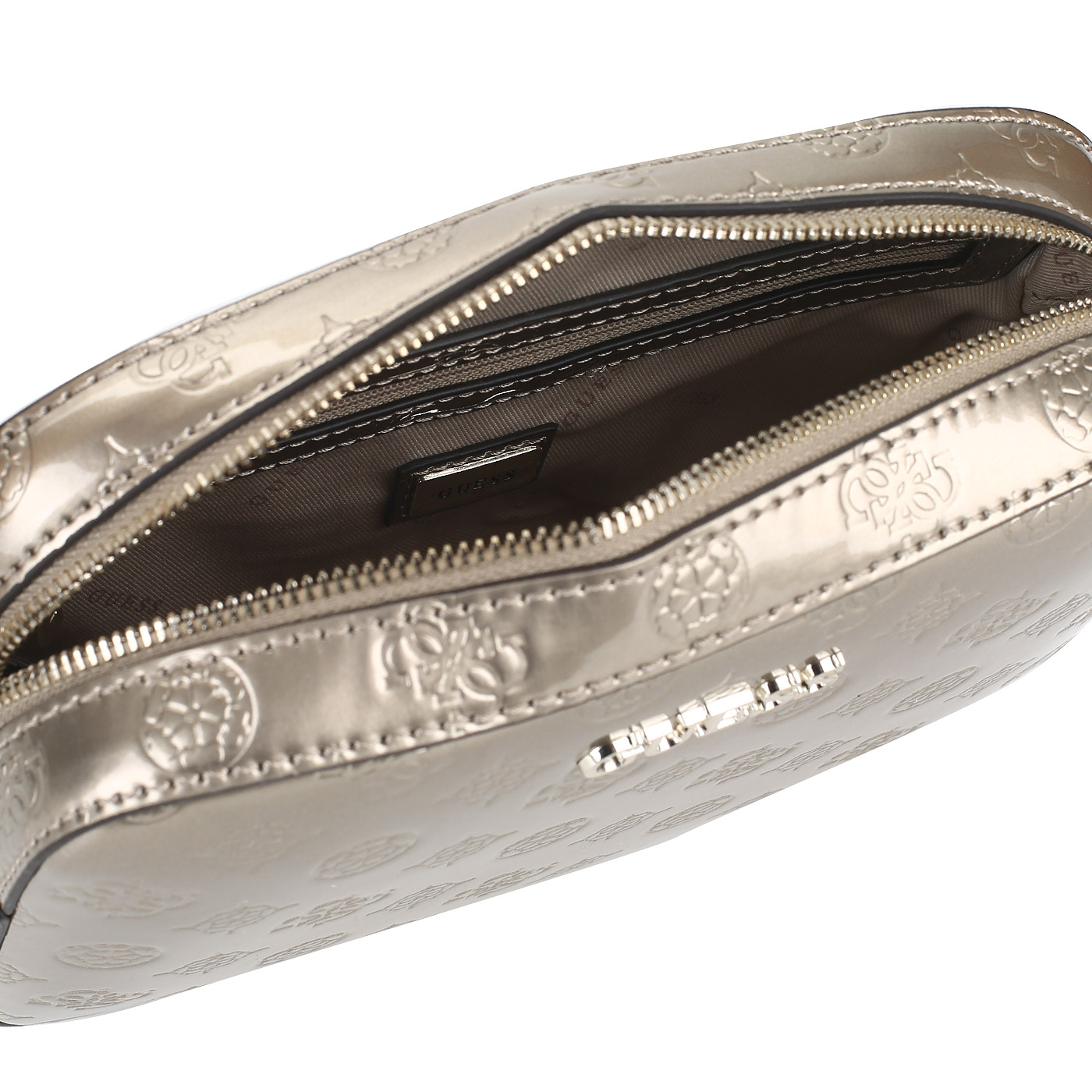 Тисненая сумочка на молнии Guess Kamryn