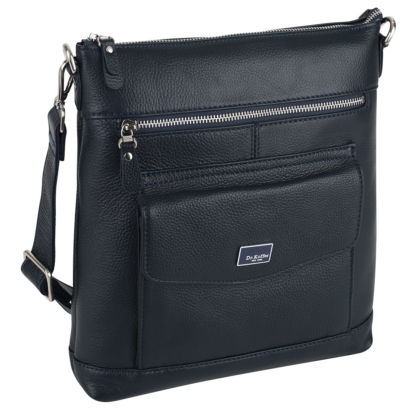Кожаная сумка через плечо Dr. Koffer 