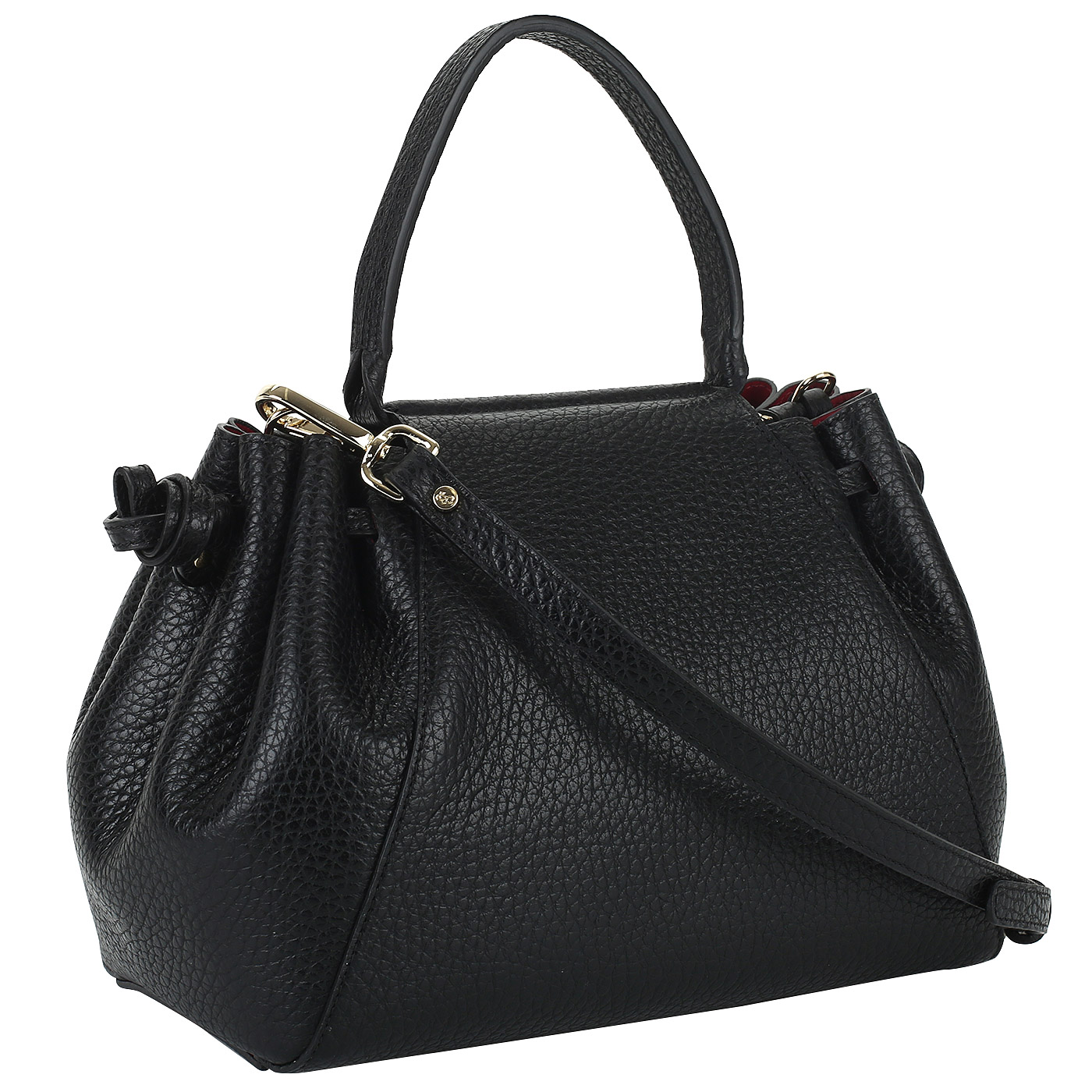 Мягкая кожаная сумка Carlo Salvatelli Cervino