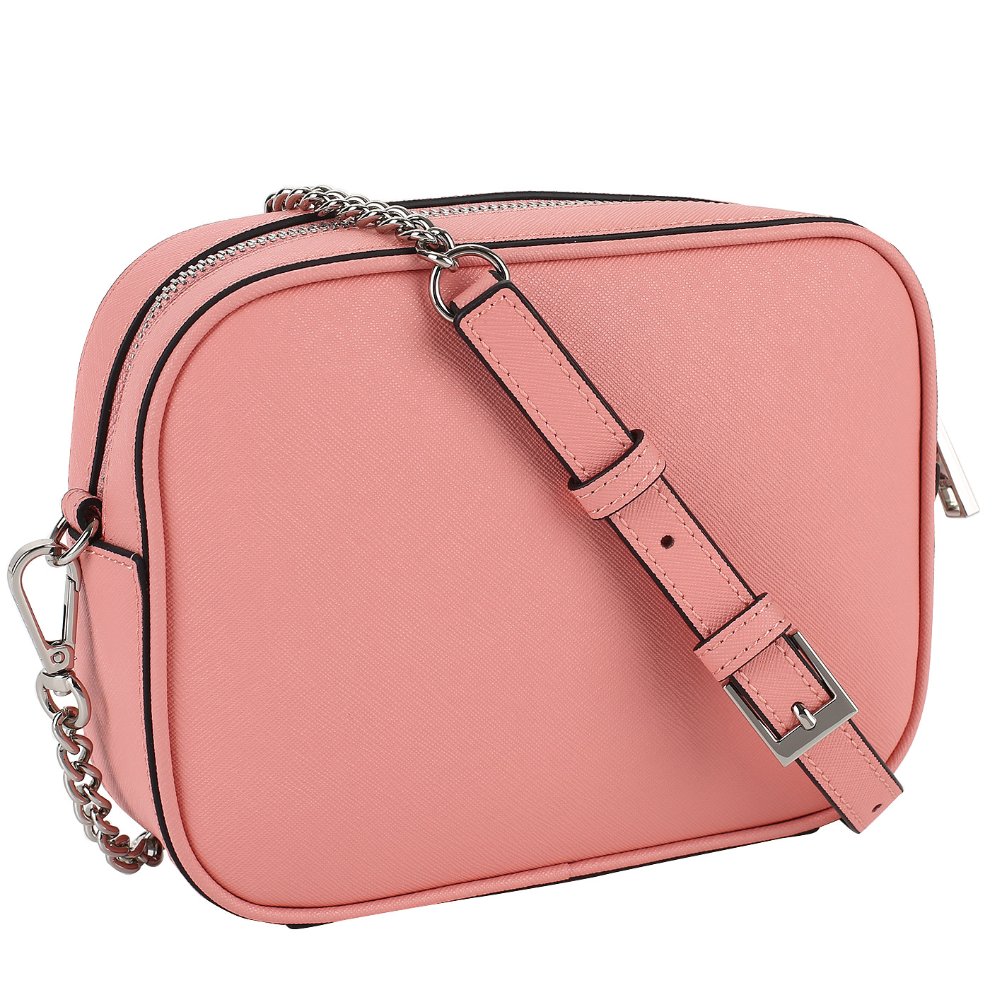 Сумочка на молнии из сафьяна Cromia Perla