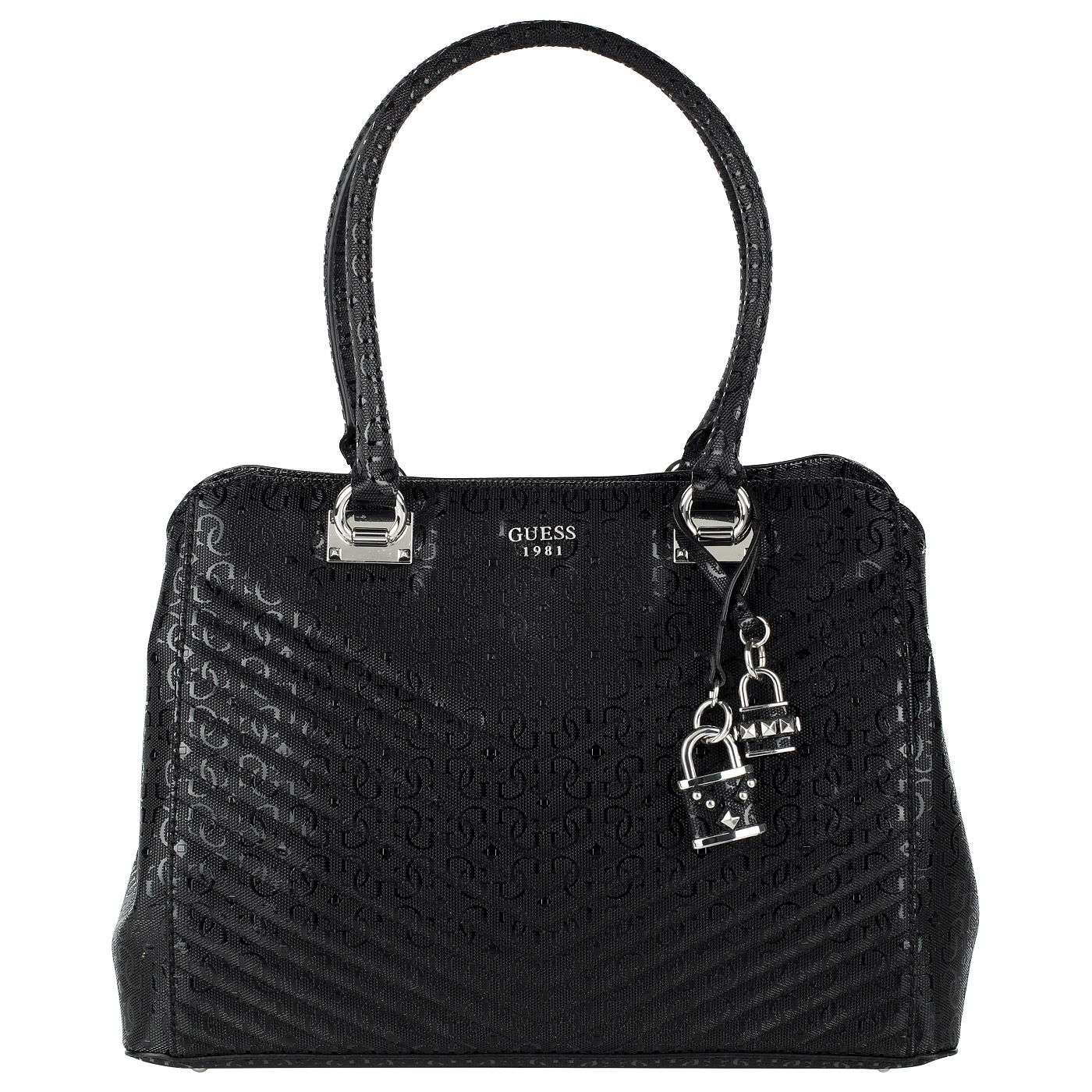 Guess Вместительная стеганая сумка с тремя отделами