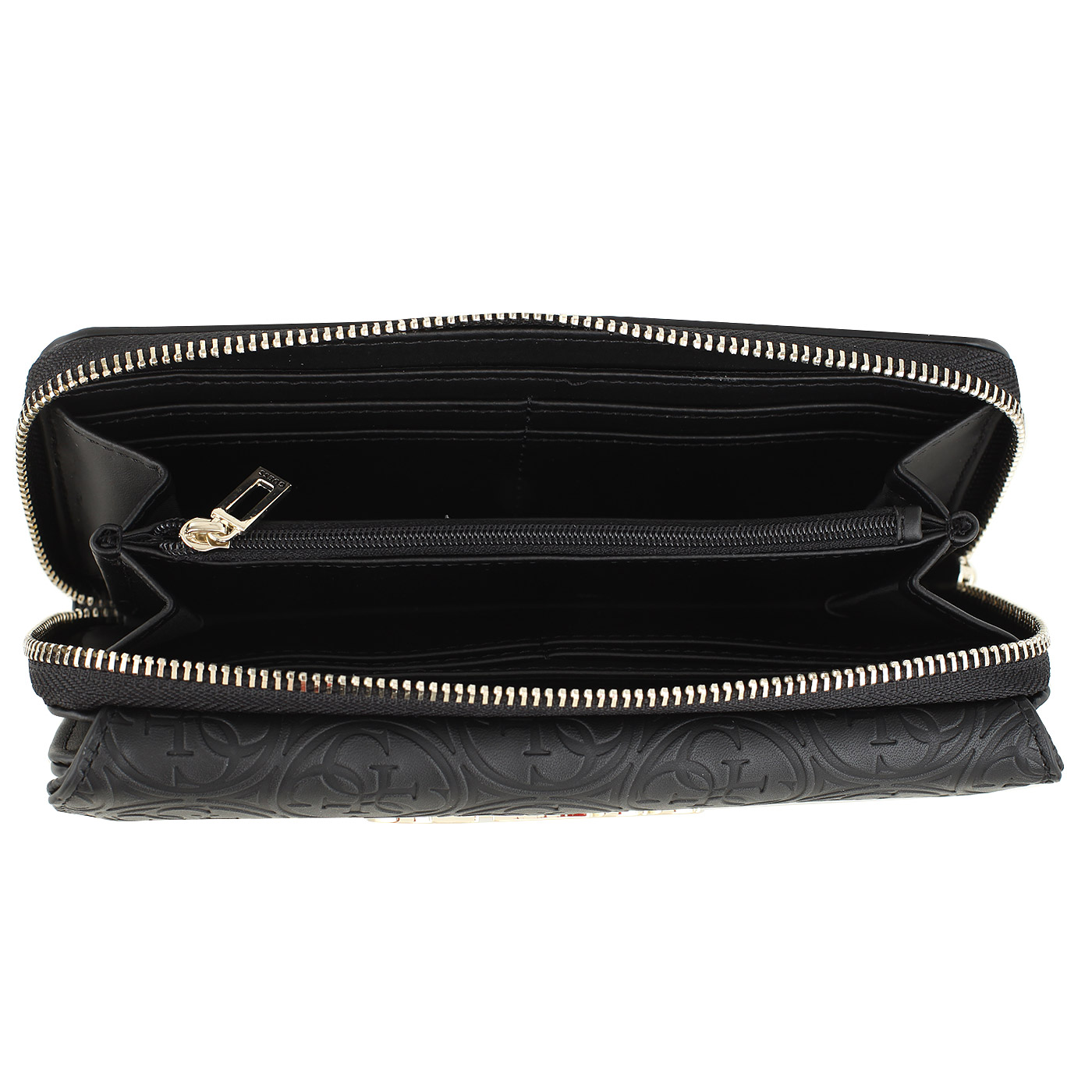 Черный кошелек Guess Heritage Pop