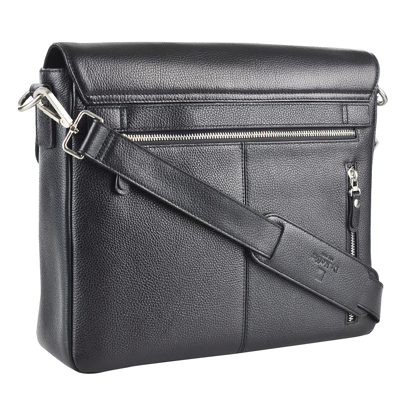 Мужская кожаная сумка через плечо Dr. Koffer 