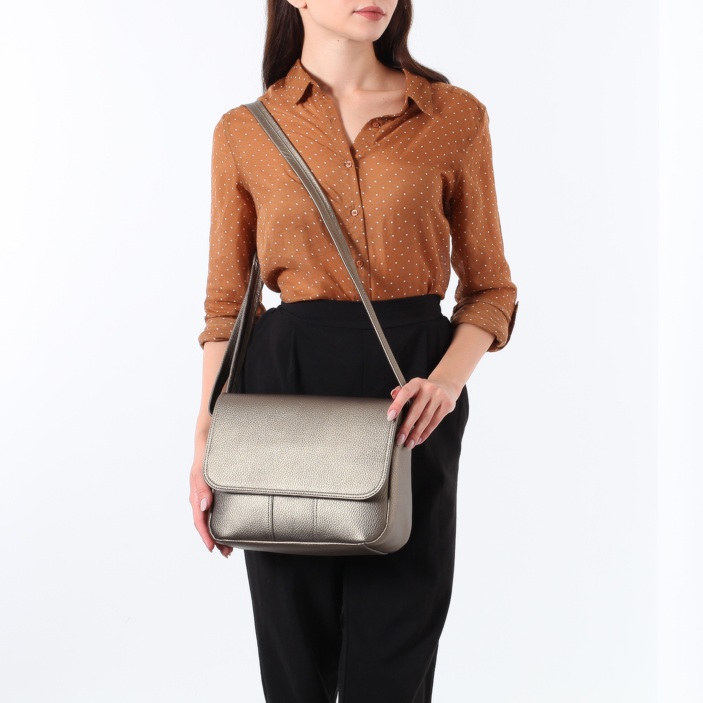 Металлизированная сумка Chatte 