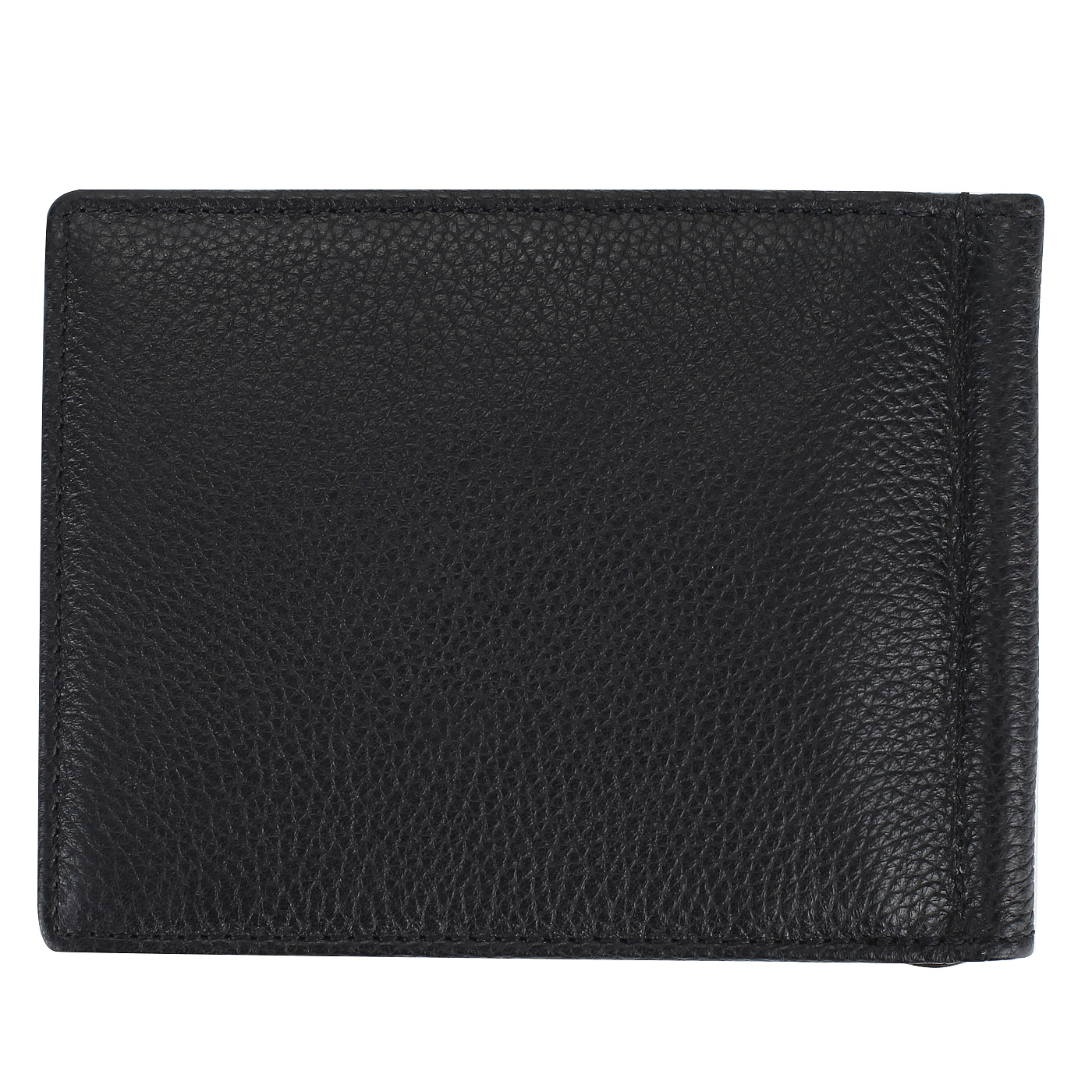 Зажим для денег из черной кожи Braun Buffel Varese